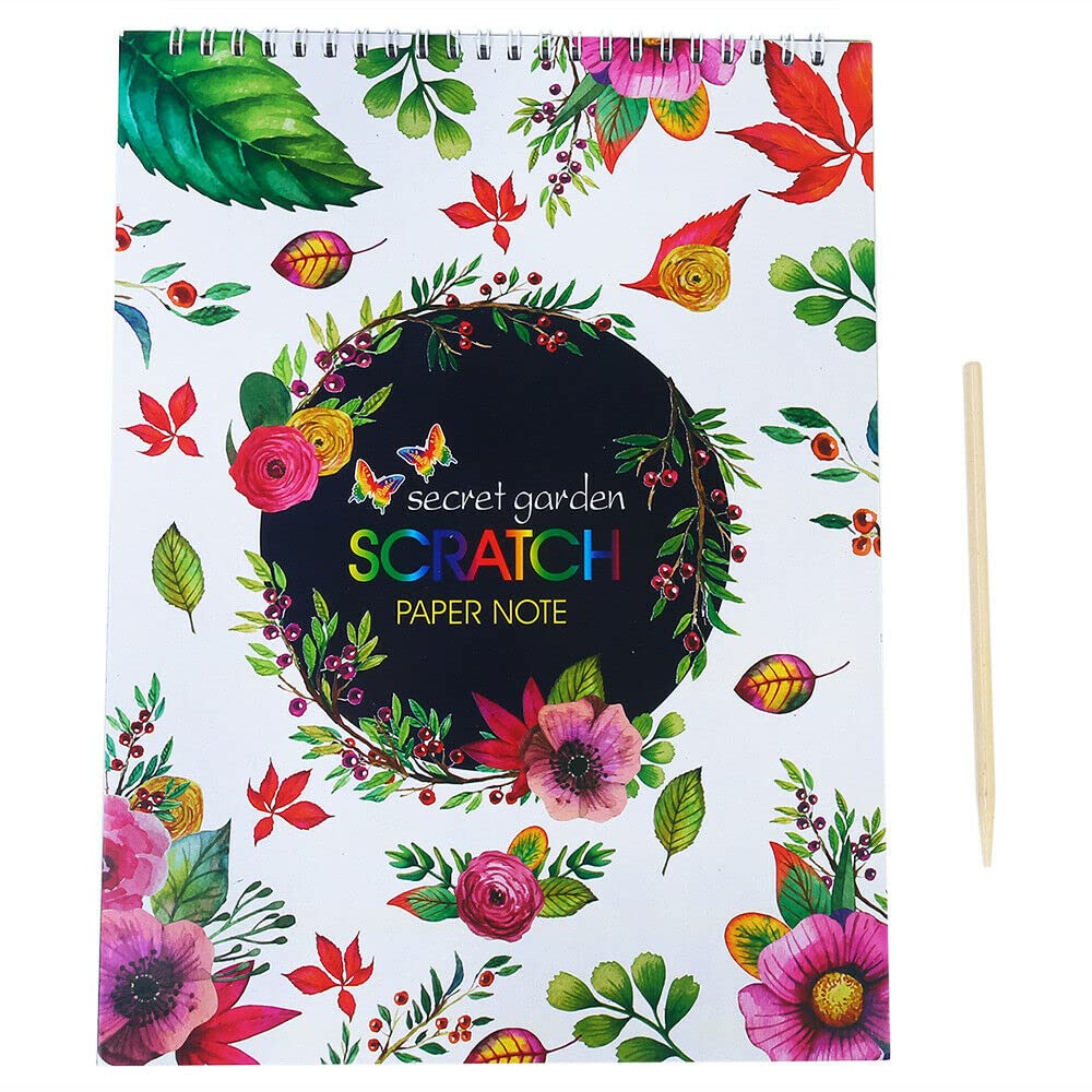 Perpetual Bliss 2 Pcs Rainbow Notebook Sketch Scratch 10 Pages Each Book Kids Adults Art Activity Book Paper Notes With Stylus Drawing Educational Toy For Travel Activity Birthday Return Gifts (Pack Of 2) (B09HHKR4FX) Amazon Price History, Amazon Price Tracker
