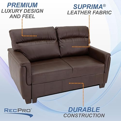 Miniatura 22 de RecPro Sofá cama RV triple de 66 pulgadas, sofá cama RV Loveseat Sofá cama Muebles de RV Camillas RV (Putty)