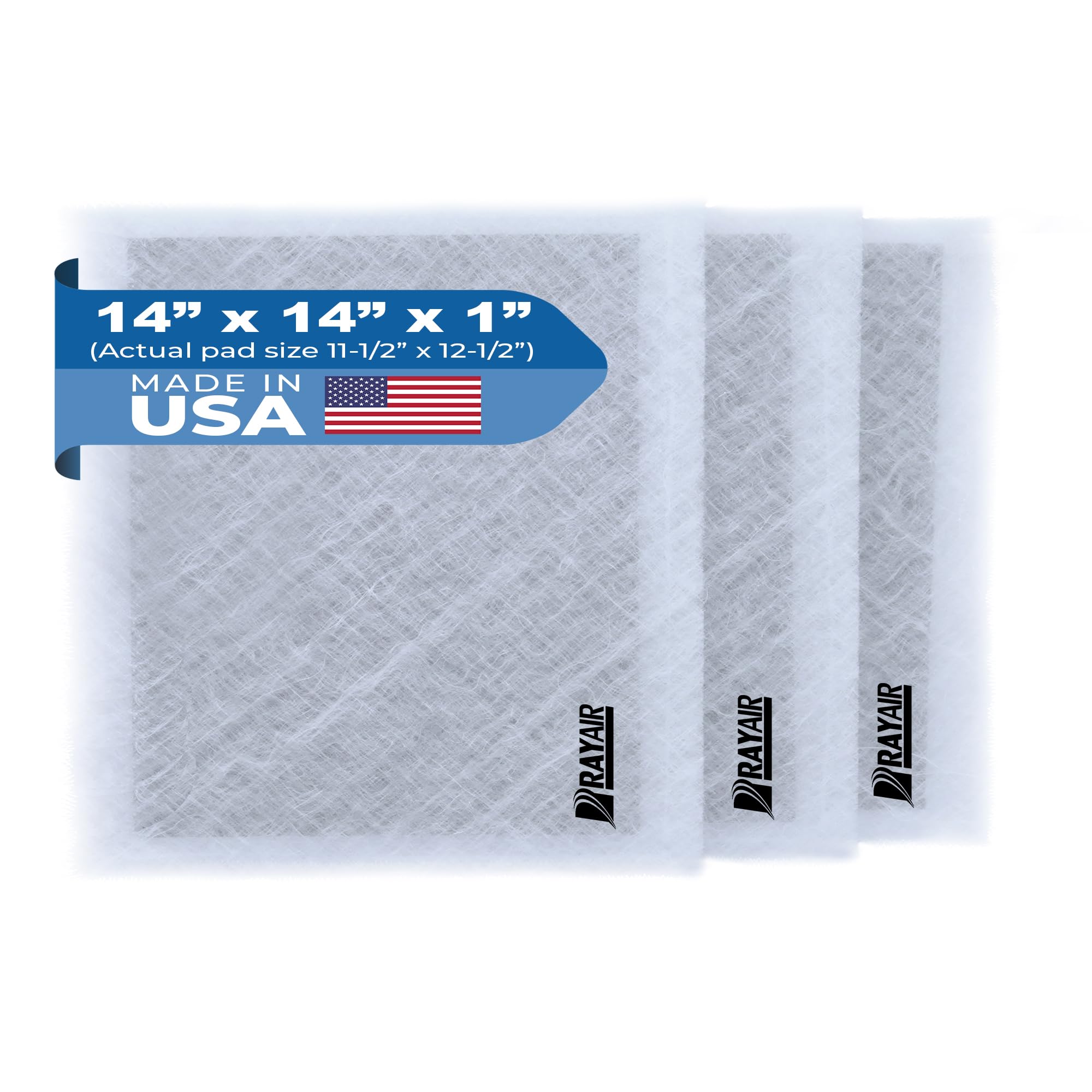 Amazon.com: RAYAIR SUPPLY 14x14 Replacement Filter Pads Designed to Fit ...