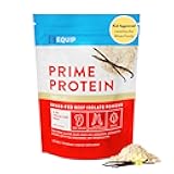 Foods Prime Protein Powder | Clean, Grass Fed Beef Protein Powder | Carnivore Protein Isolate | Paleo, Keto Friendly | Gluten & Dairy Free | Helps Build & Repair Tissue | 30 Servings, Vanilla