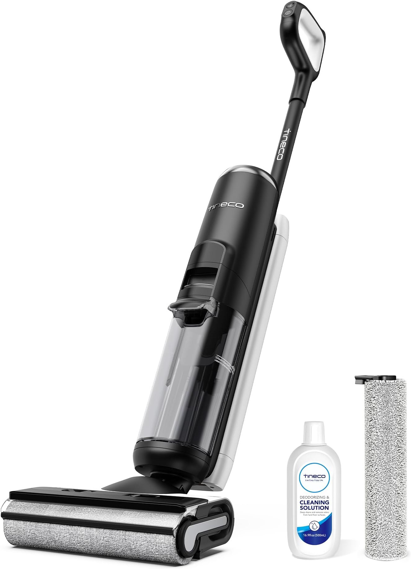 Tineco Floor ONE S6 Cordless Wet Dry Vacuum Floor Cleaner Washer Mop All-in-One for Hard Floors, LED Display, Long Runtime, Dual-Sided Edge Cleaning, Self-Cleaning