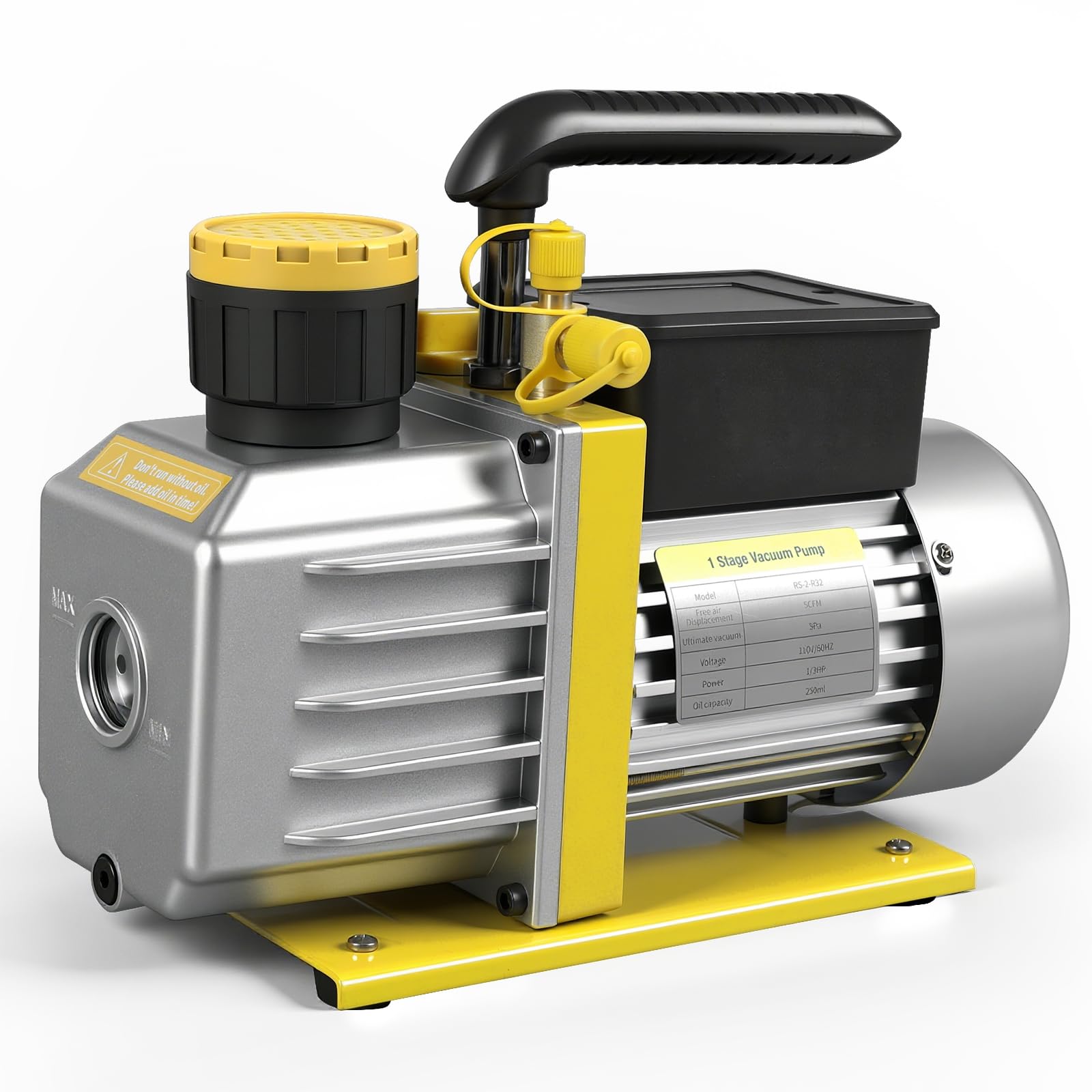Jack Boss Pompa a vuoto A2L 5 CFM, 5 Pa Ultimate Vacuum Resin Degassing