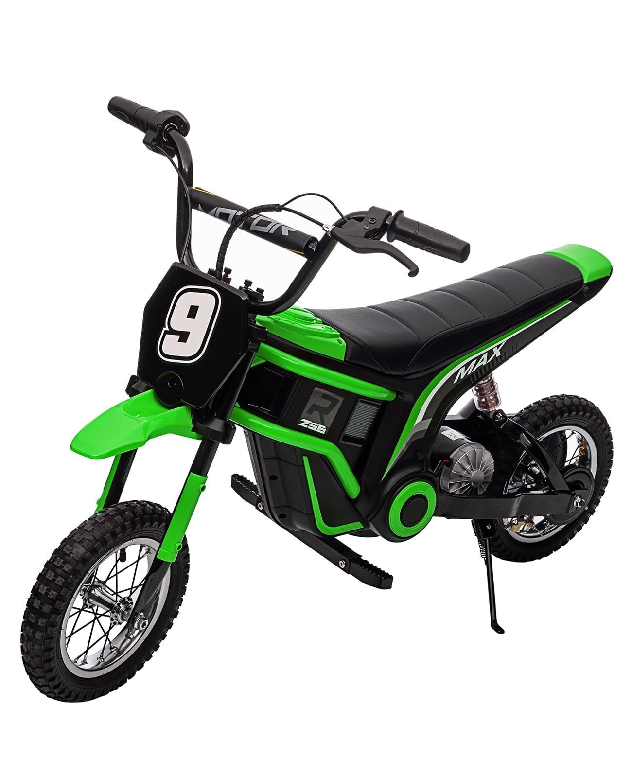 GarveeHome Elektro Motorrad Kinder & Jugendliche Ab 14 Jahren, 250W Elektro Crossmotorrad Mit 2 Motoren, Dirt Bike Für Gelände Mit 3 Geschwindigkeiten (8/12/23 Km/h), Stoßdämpfer Kindermotorrad