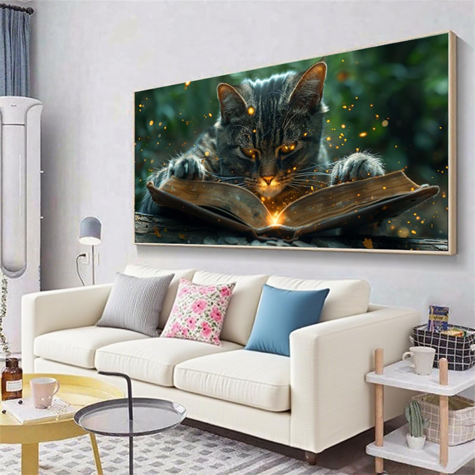 Diamentowa sztuka kot diamentowy zestaw do malowania dla dorosłych, 5D Dimond Art Book Gem Arts and Crafts Paintings, DIY, kryształ górski, haft krzyżykowy, malowanie według numerów, dzieci, dekoracja