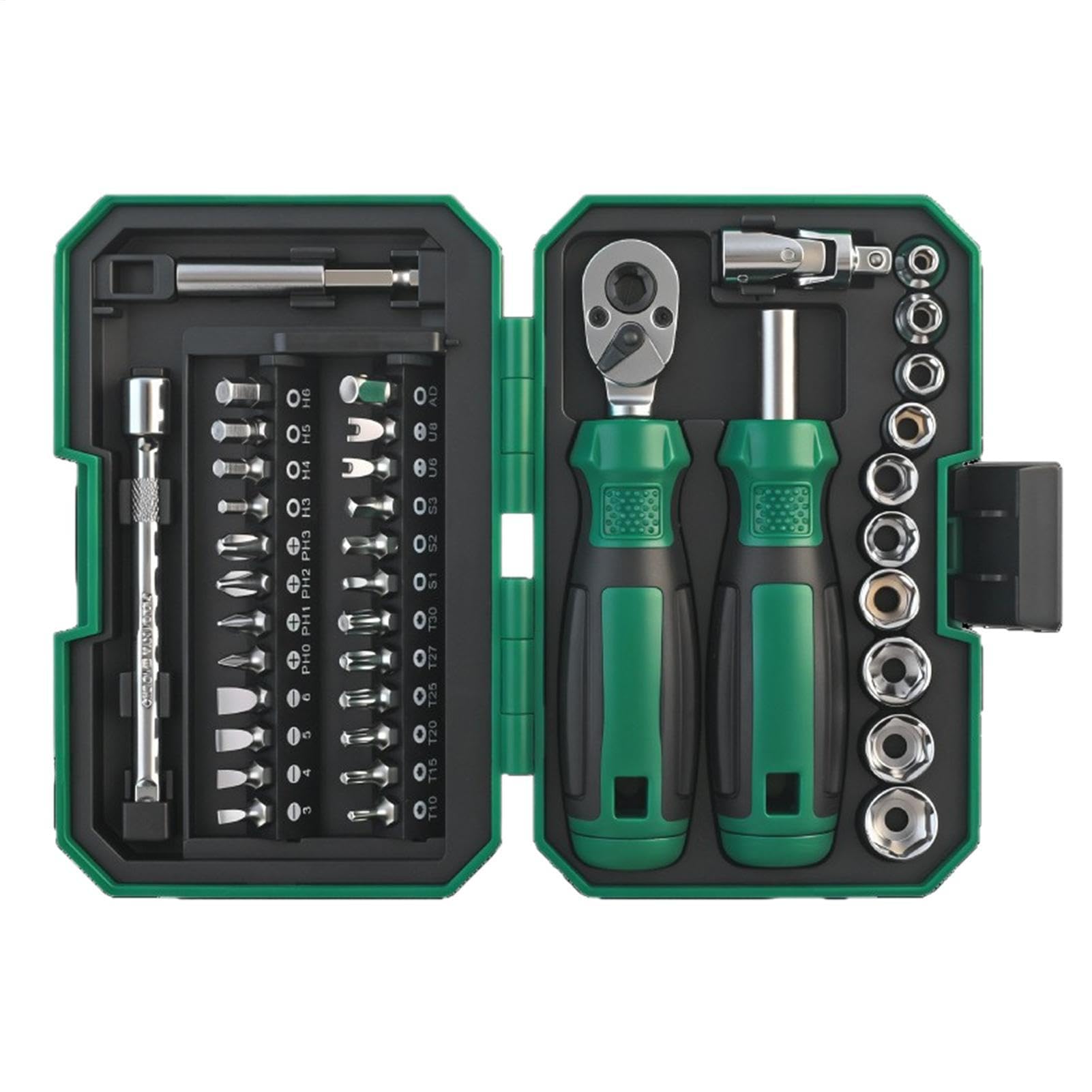 Generisch Chiave a cricchetto per manutenzione, chiave magnetica a cricchetto | Set di chiavi combinate per officina, artigianato, industria, garage, mobili, sanitari
