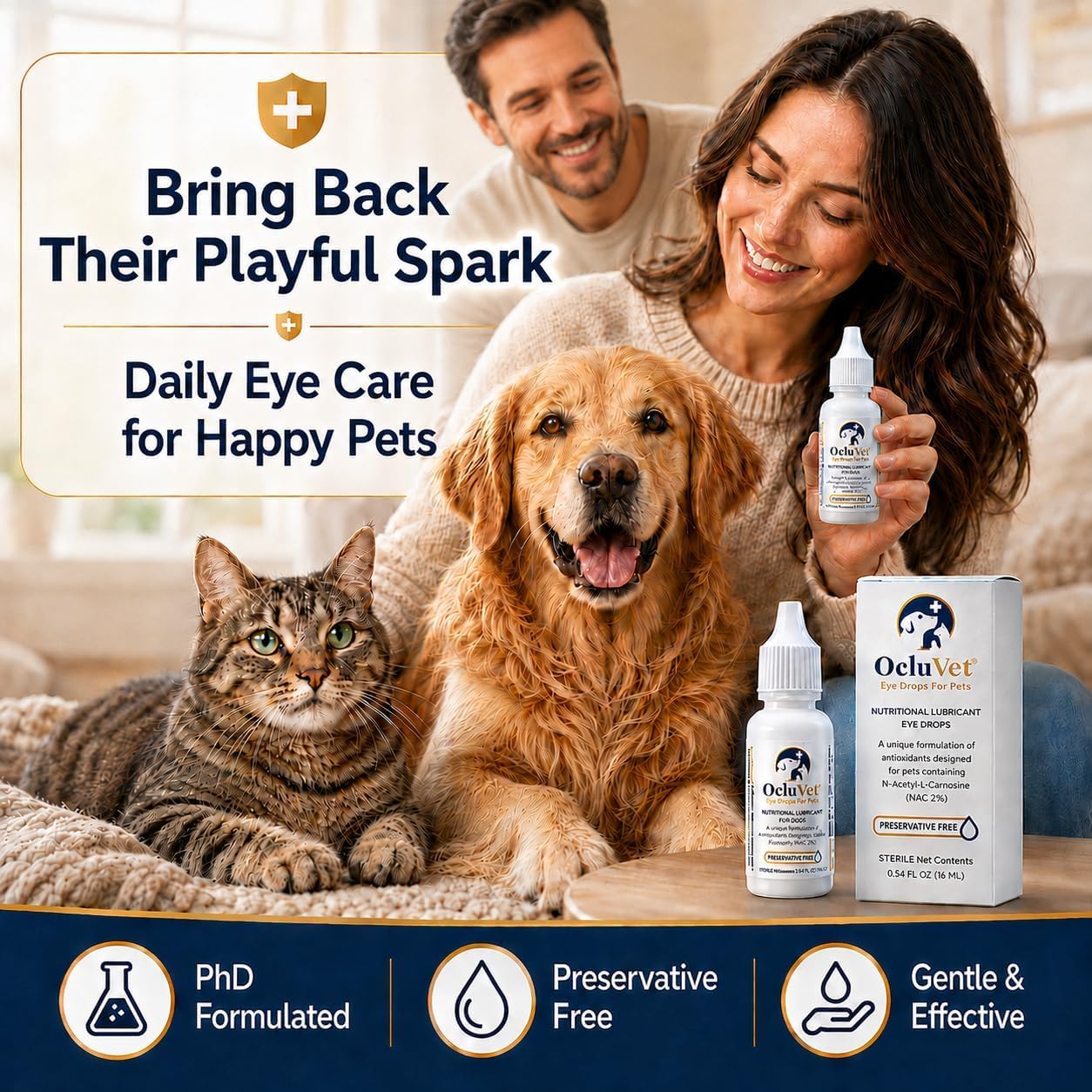 OcluVet Pet Eye Drops for Dogs & Cats, 2% NAC, 16 mL, 2-Pack — Amazon image 5
