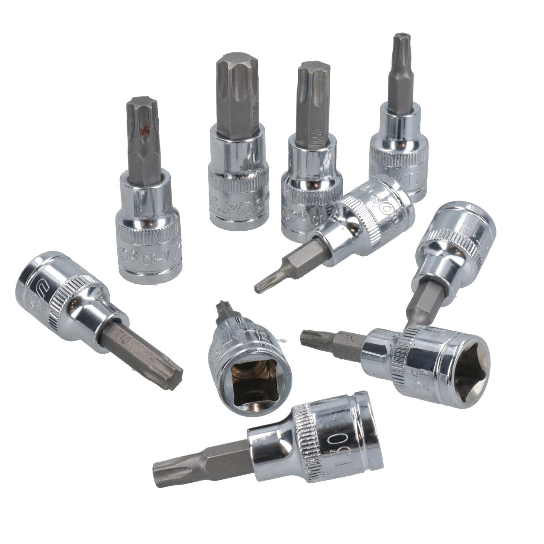 Allen sześciokątny i tamper torx i klucz do gry Star oprawki lampy 3/8" H2 - H10 T10 - T55