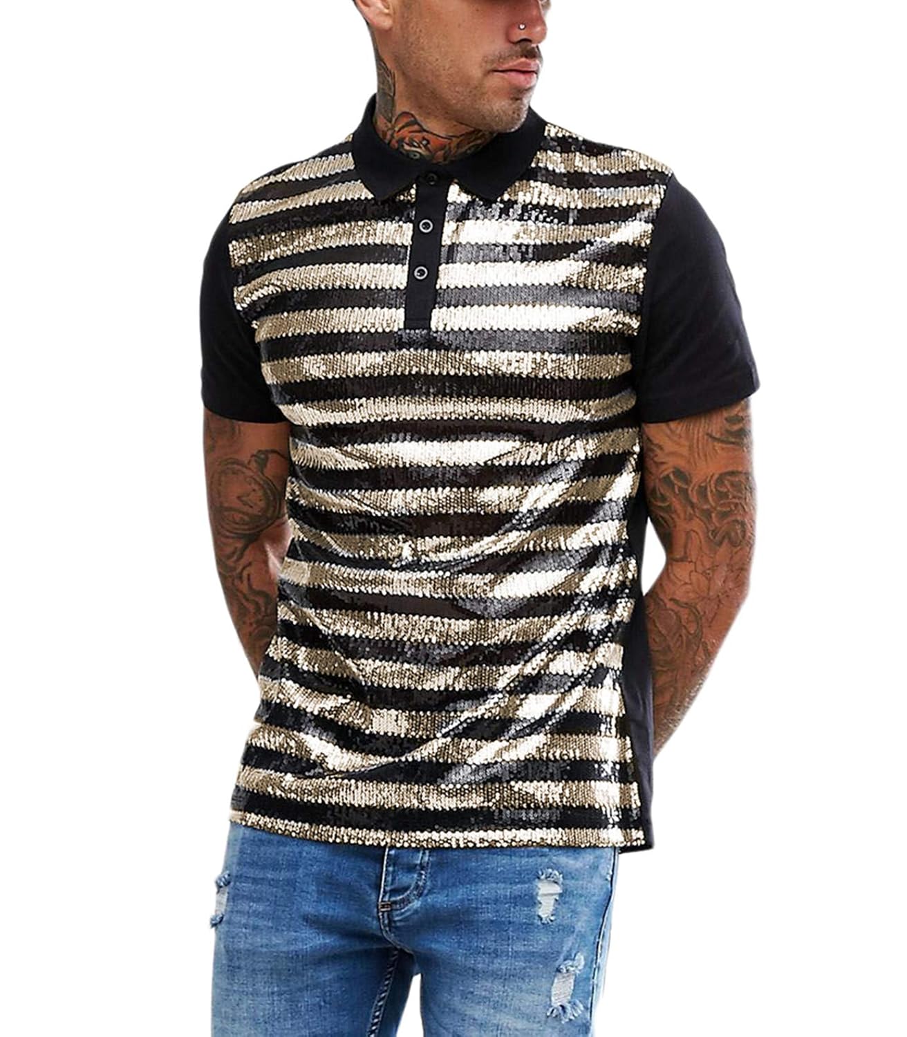 sequin t shirt mens india