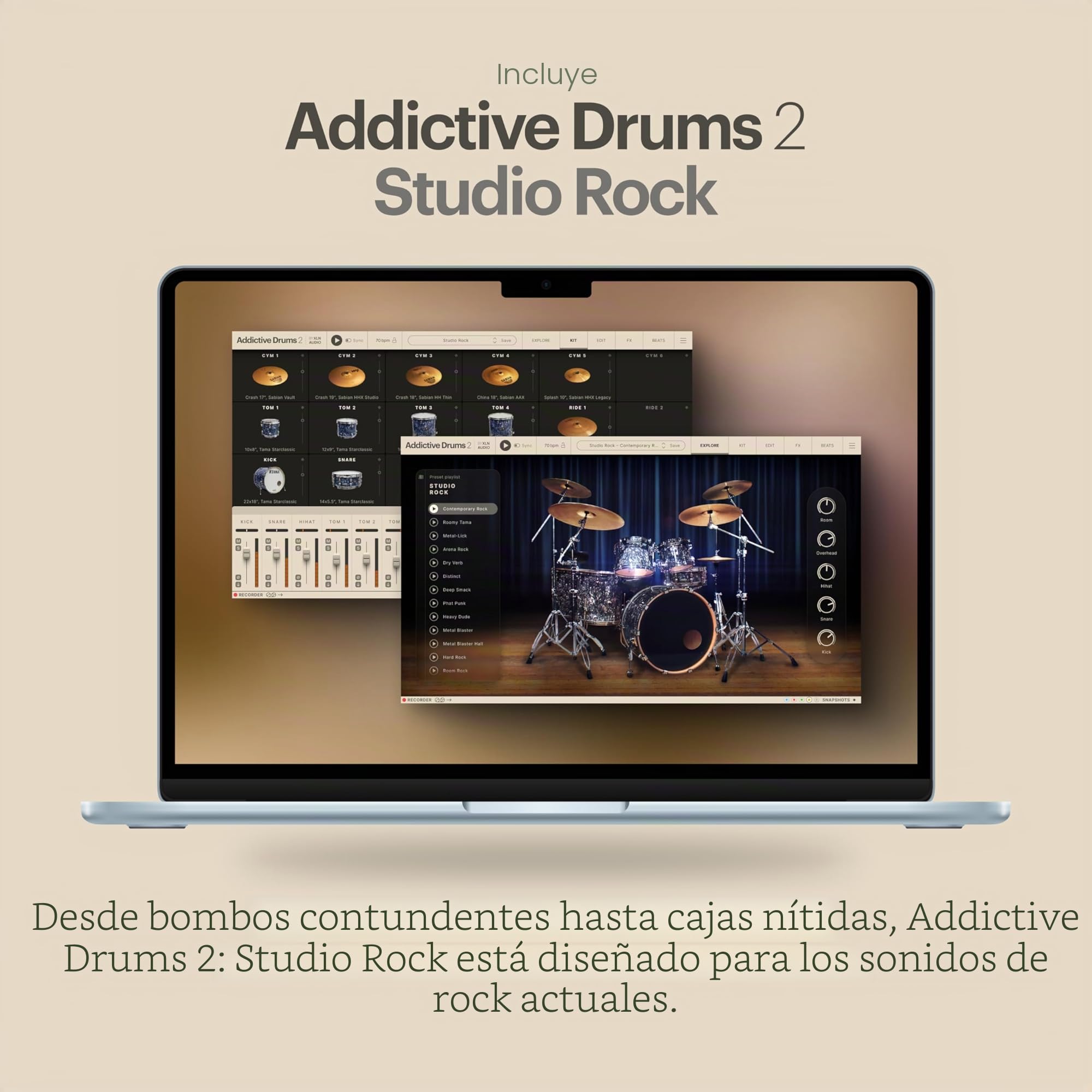 Set de Batería Eléctrica ACE-360 con Pads de 8", 3 Platillos de 12" con Choke, Hi-Hat Independiente 12", Bombo 5", 918 Sonidos, Conexión Bluetooth para Avanzados