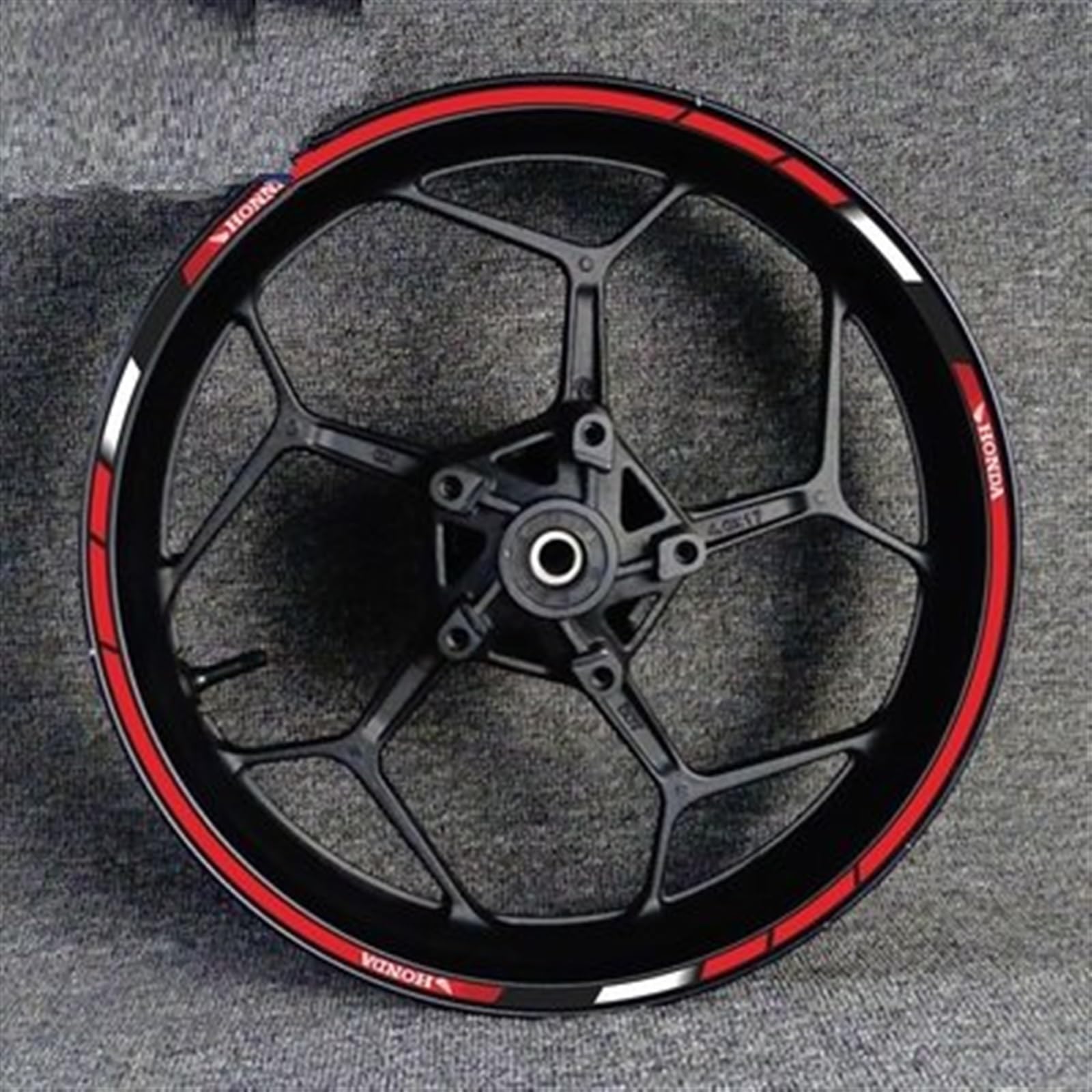 Thick Edge Outer Rim Sticker Stripe Wheel Decals for REPSOL HRC CBR250RR CBR400RR CBR600RR CBR1000RR(Color7)