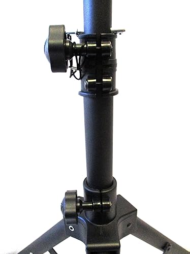 Miniatura 8 de Audio2000'S S420Y - Soporte de pantalla plana portátil LCD LED para monitor de TV con patas de trípode plegables, incluye una placa de montaje VESA