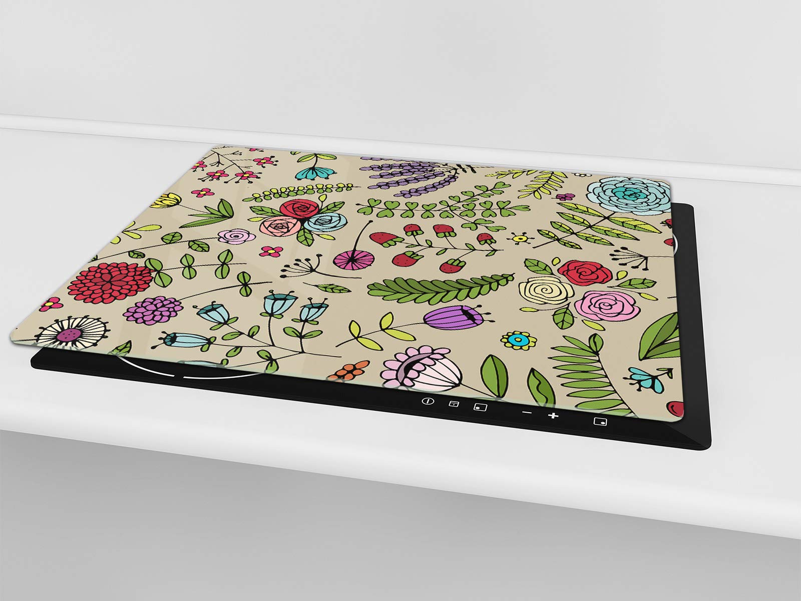 Cubre vitros de cristal templado - Tablas para cortar – Tabla para amasar y protector de vitro – UNA PIEZA (60 x 52 cm) o DOS PIEZAS (30 x 52 cm) 60D06B