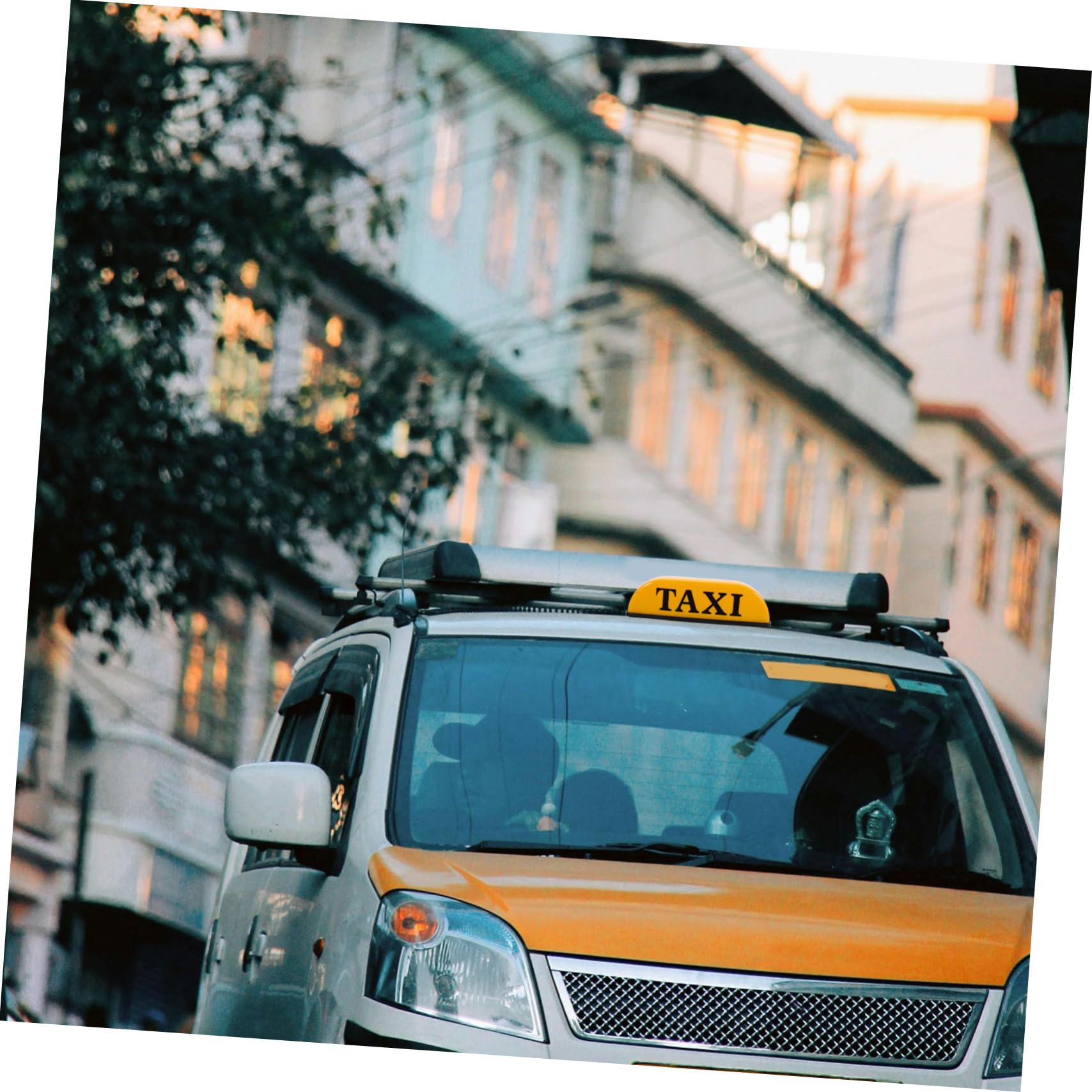 CHILDWEET Lámpara De Señalización De Taxi Magnética 12v Amarilla Para Vehículos, Luz Superior Para Coches, Diseño Duradero y Fácil Instalación, Adecuado Para Uso Nocturno y Servicio Profesional