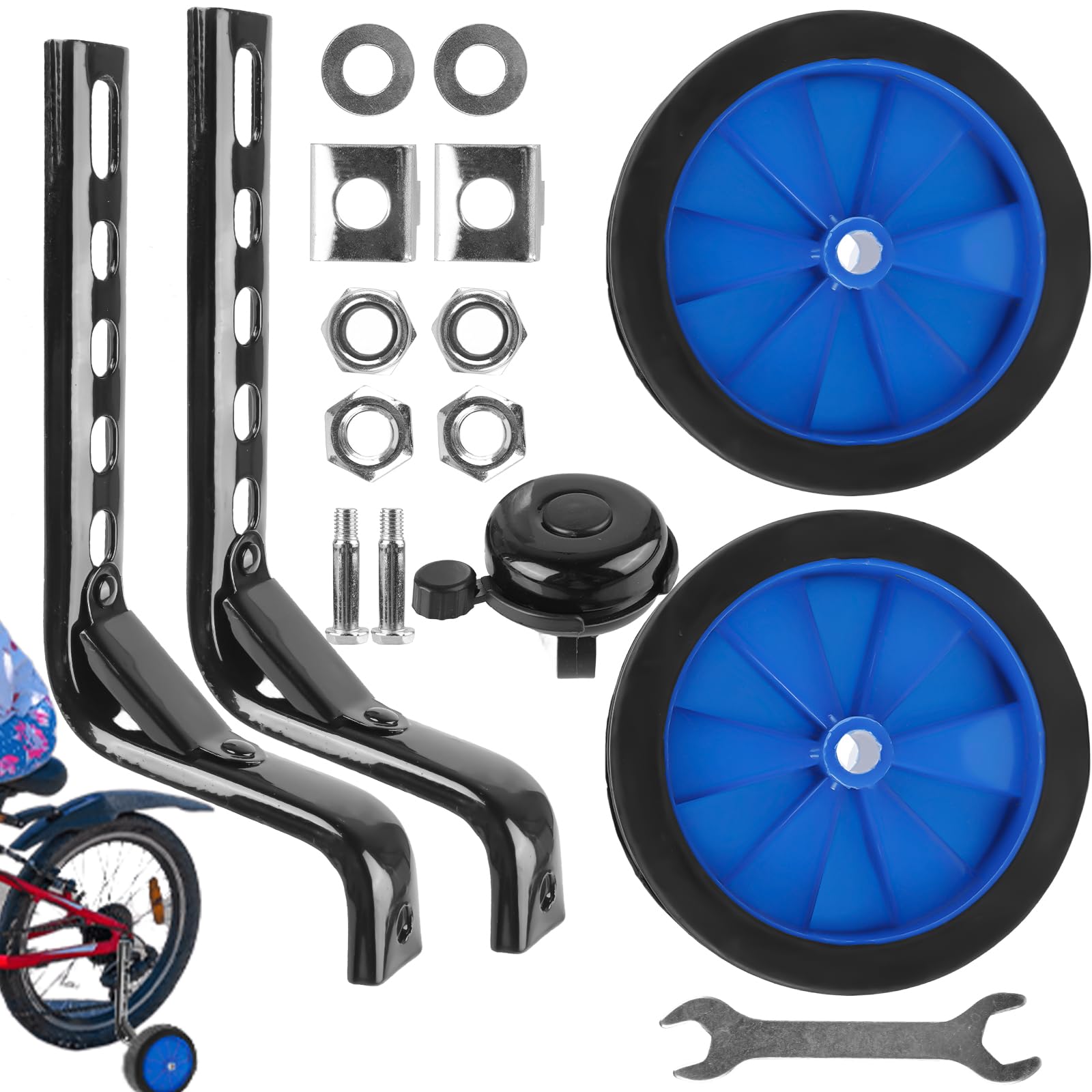 Roues De Support Universelles Réglables En Caoutchouc Pour Vélos Pour