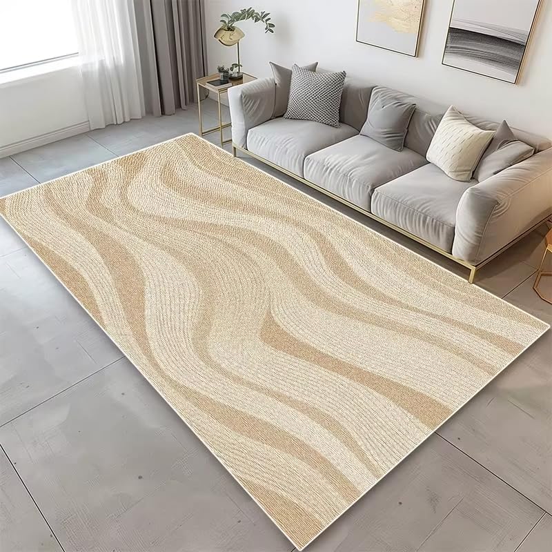 Tapis de salon désertique antidérapant et lavable pour sécuriser vos sols