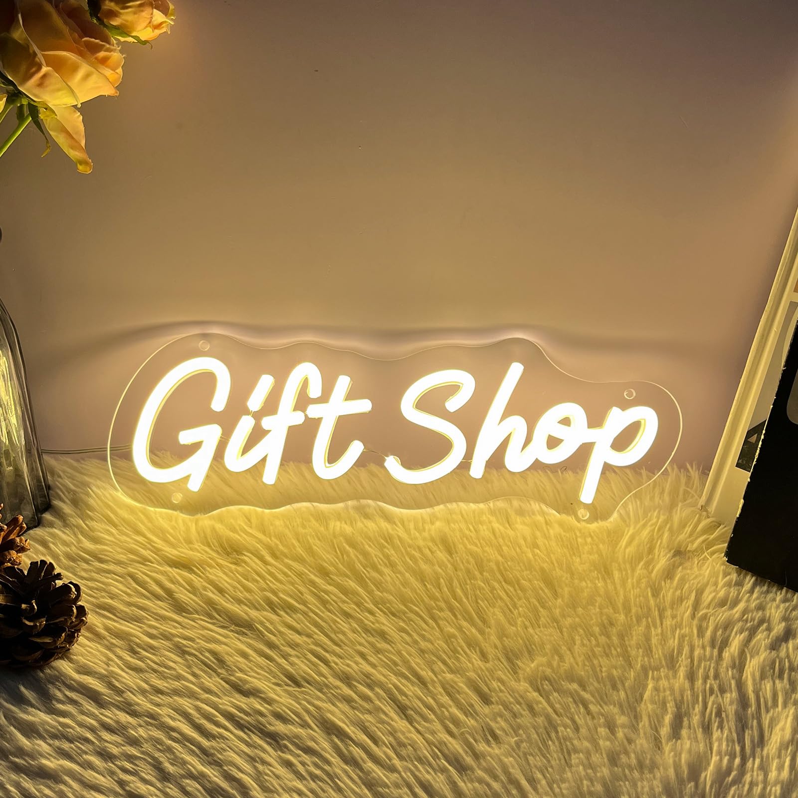 Negozio di articoli da regalo Insegna al neon per decorazione da parete, personalizzata con luce al neon a LED, per compleanno, matrimonio, Natale, per feste, camera da letto, bar, casa, stanza