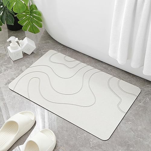 Miniatura 8 de Bath Mat Quick Drying Floor Rug for Bathroom and Kitchen Absorbent Earth Easy Bathmat Door Water Absorbing Floor Mat