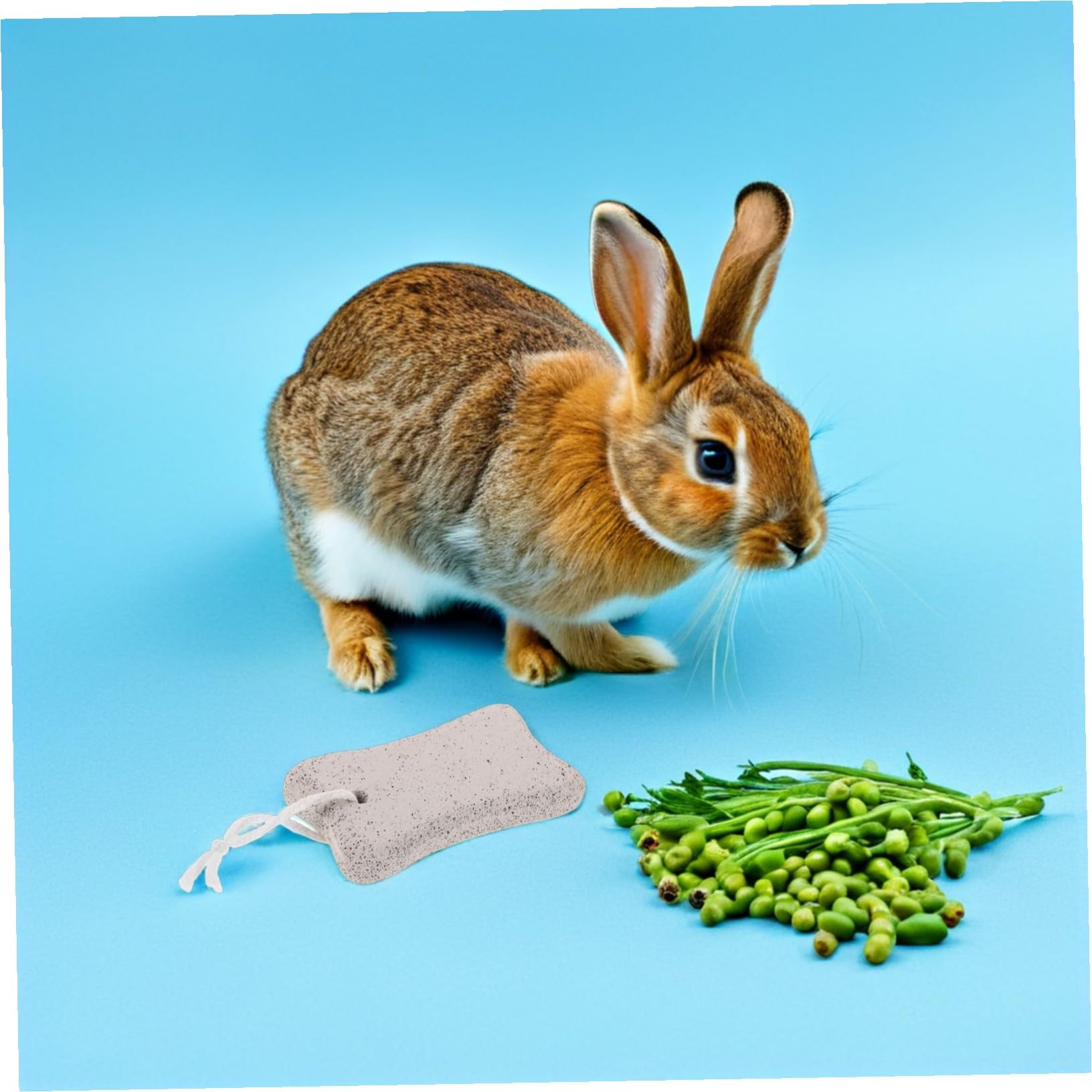 VANZACK 10 Pièces Jouets à Mâcher Naturels pour Petits Animaux Pierre de Mâchoire pour Hamsters Cochons d’Inde et Chinchillas Accessoire Portable pour Usure Dentaire