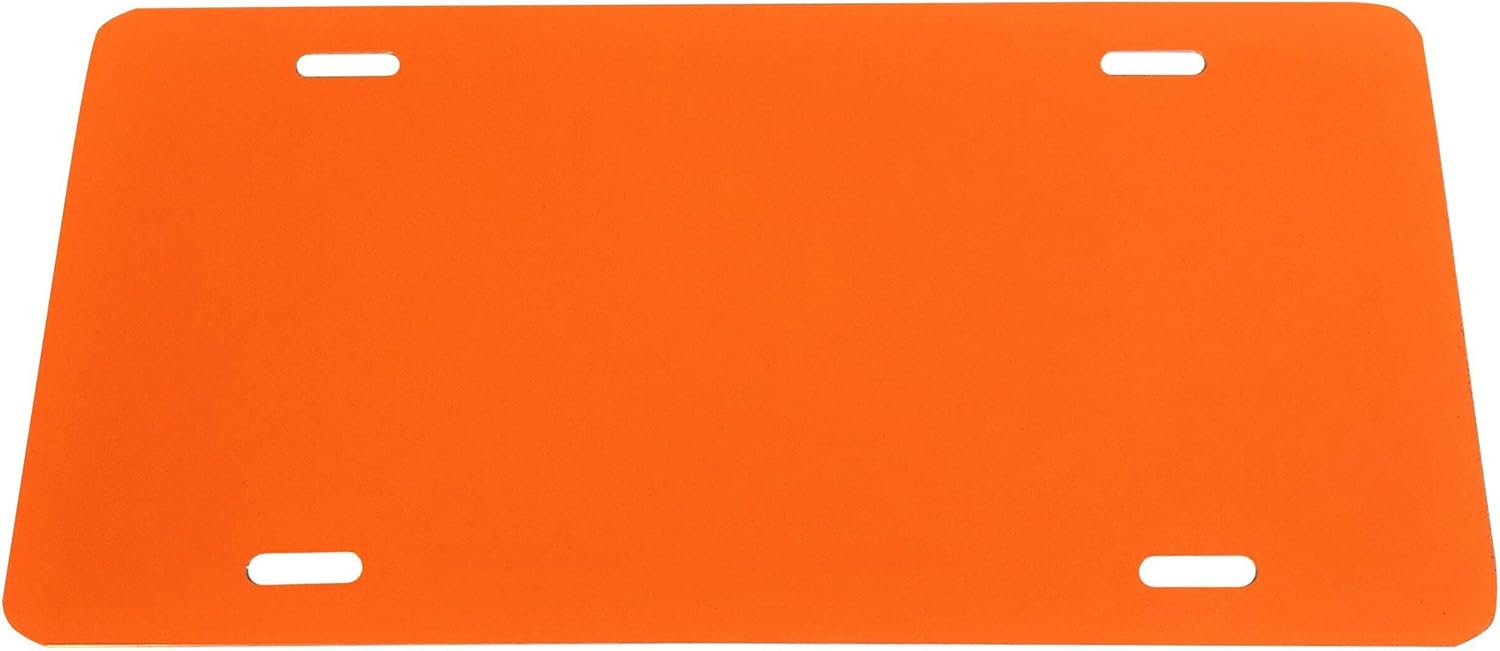 Plastic License Plate Blank Vinyl for Customization 0.020/0.5mm Laser Cut and Made