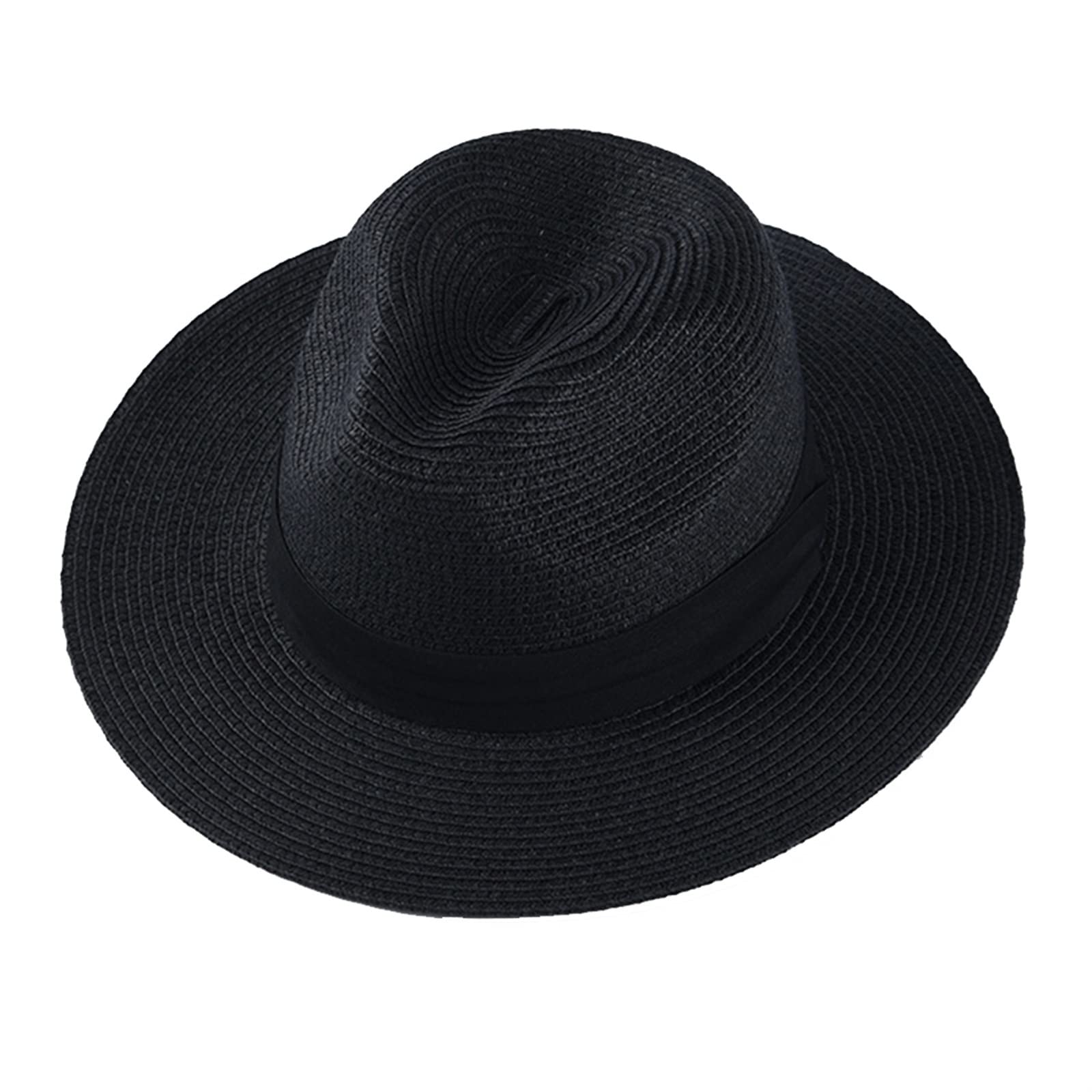 Chapeau de paille jazz classique XTYPE beige aux finitions soignées