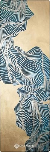 Miniatura 9 de Shakti Warrior Tapete de yoga de gamuza, tapete antideslizante natural ecológico de primera calidad, ideal para yoga, pilates, entrenamientos (72