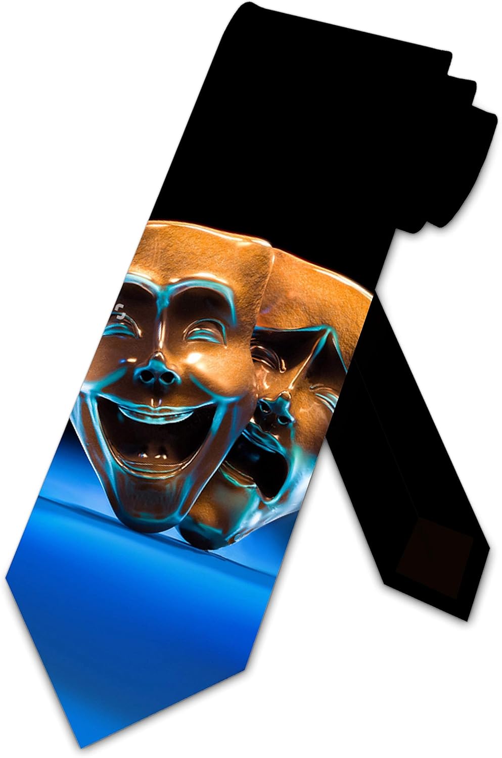 Three Rooker Drama Ties Mens Comedy and Tragedy Neckties Theatre Tie