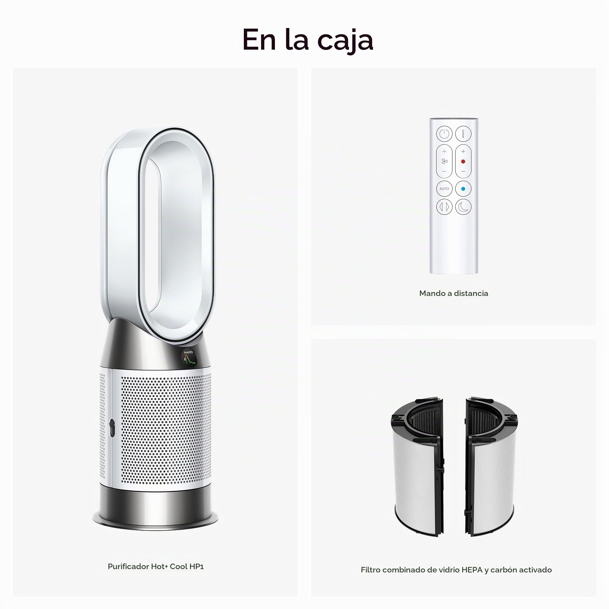 Dyson - Purificador caliente y fresco HP1