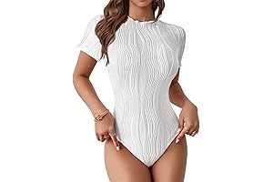 2024's Sensational White Bodysuit Blouse