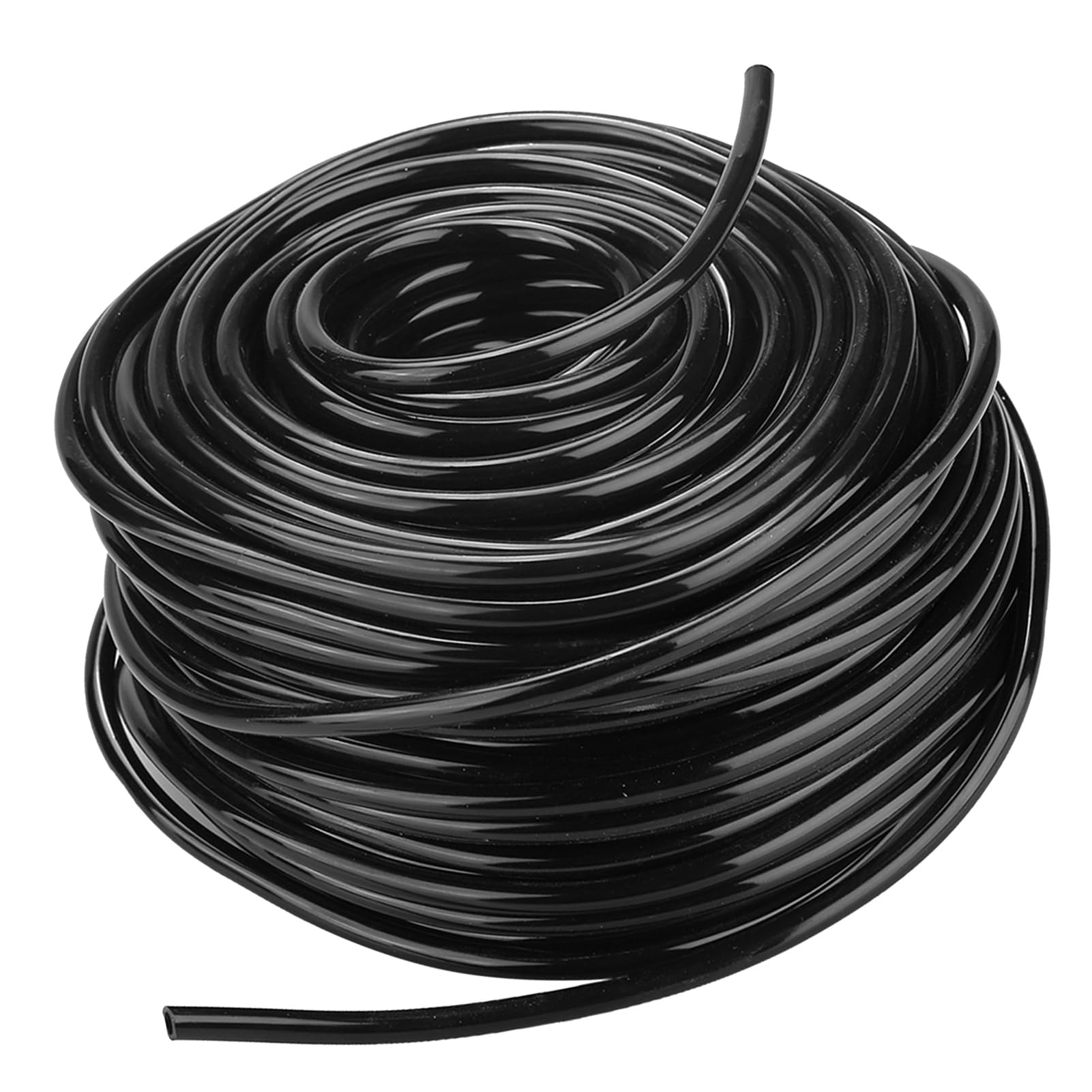 Phefop Water Irrigation Hose, 50m PVC Drip Irrigation Tubing Micro Garden Watering Tubing for Plant Flower Tree Farming Greenhouse Lawn Sprinker System (50m / 164ft)