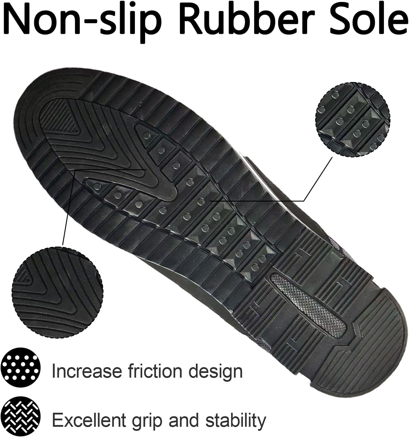 Mens Casual Shoes Leather Derby Dress Sneakers for Business Comfortable Walking Oxf... - Image 4