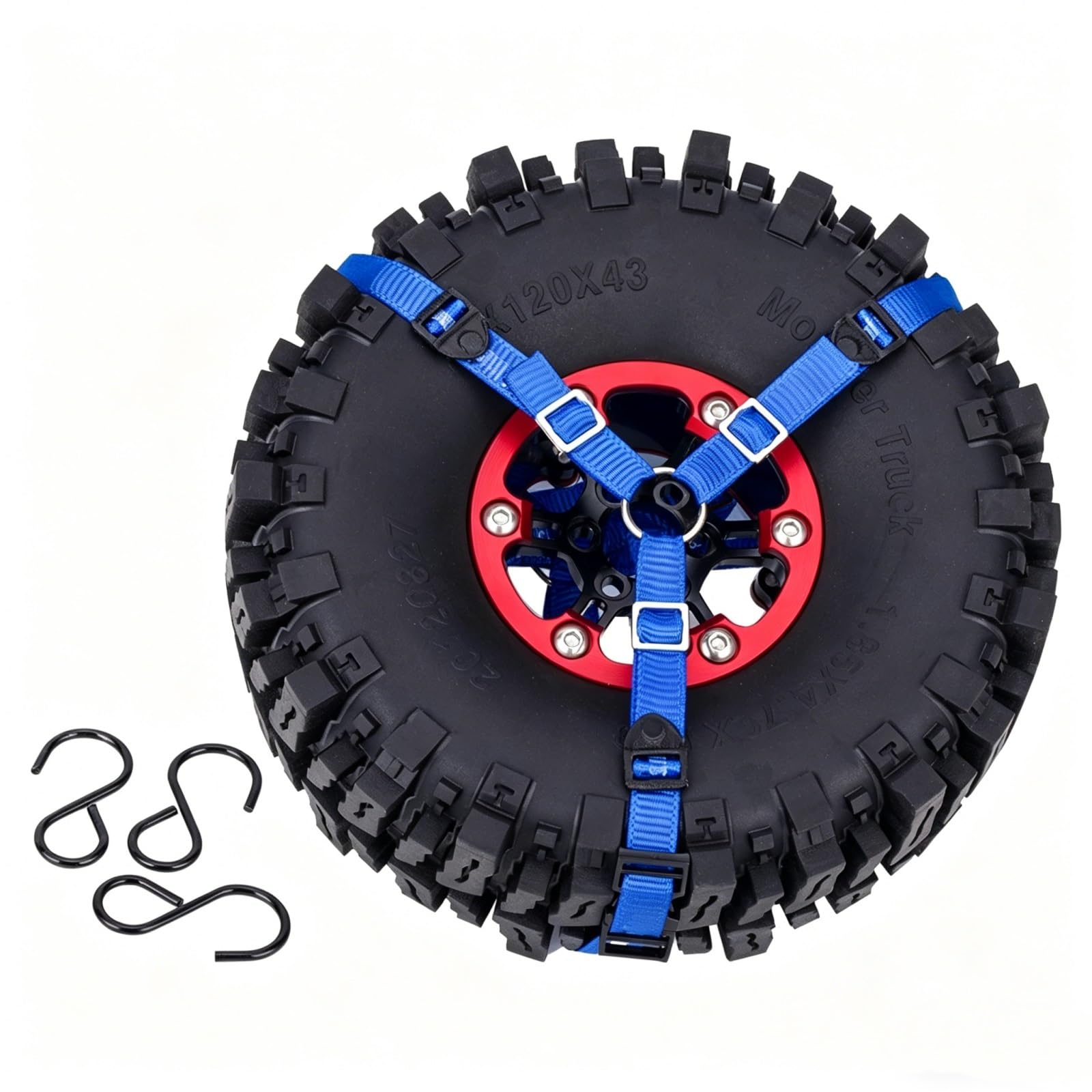 para Traxxas para TRX-4 para Axial para Scx10 90048 90046 Rr10 1/10 Coche Trepador Control Remoto Neumático Repuesto Correa Fijación Cuerda Rueda Cinturón Piezas Mejora RC