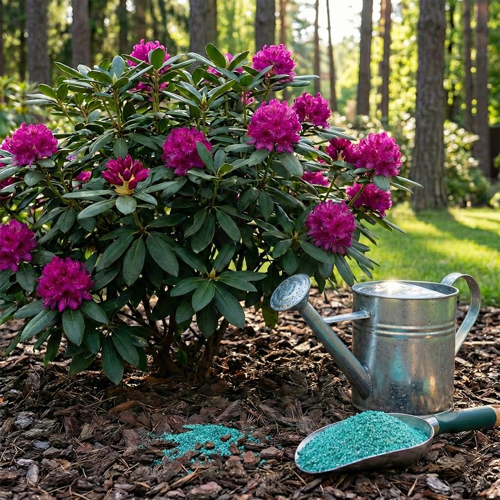 GiDeli Sulfate de Fer 20kg in Eimer- Poudre Anti Mousse Abaisser le pH du sol - Améliorer l'aspect et la Couleur du Jardin. - Favorise le développement des plantes acidophiles