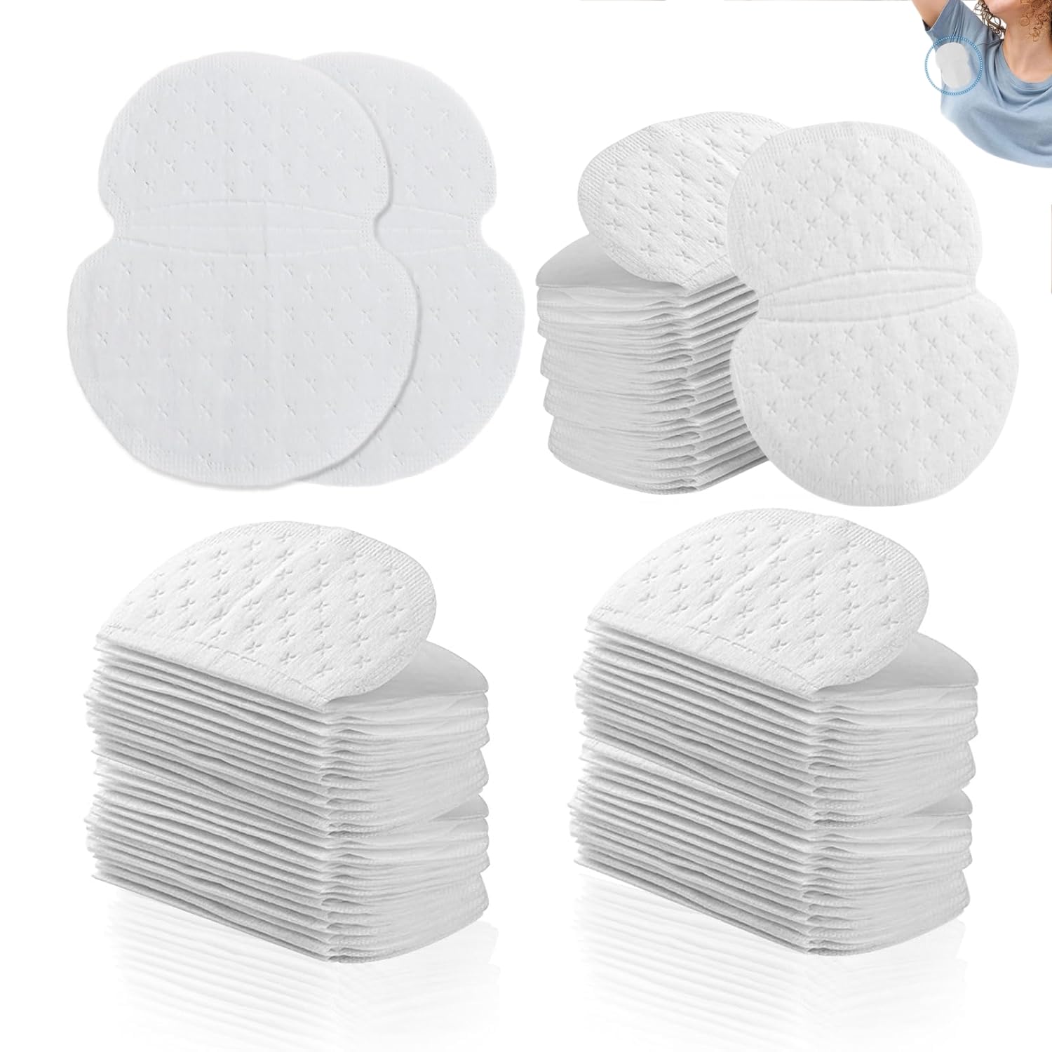 120 Piezas Almohadillas Sudor Axilas,Almohadillas de Sudoración,parches antitranspirantes,Escondidas Absorción Sudor Protege tus Prendas,Absorbe el sudor y los olores para Mujeres y Hombres