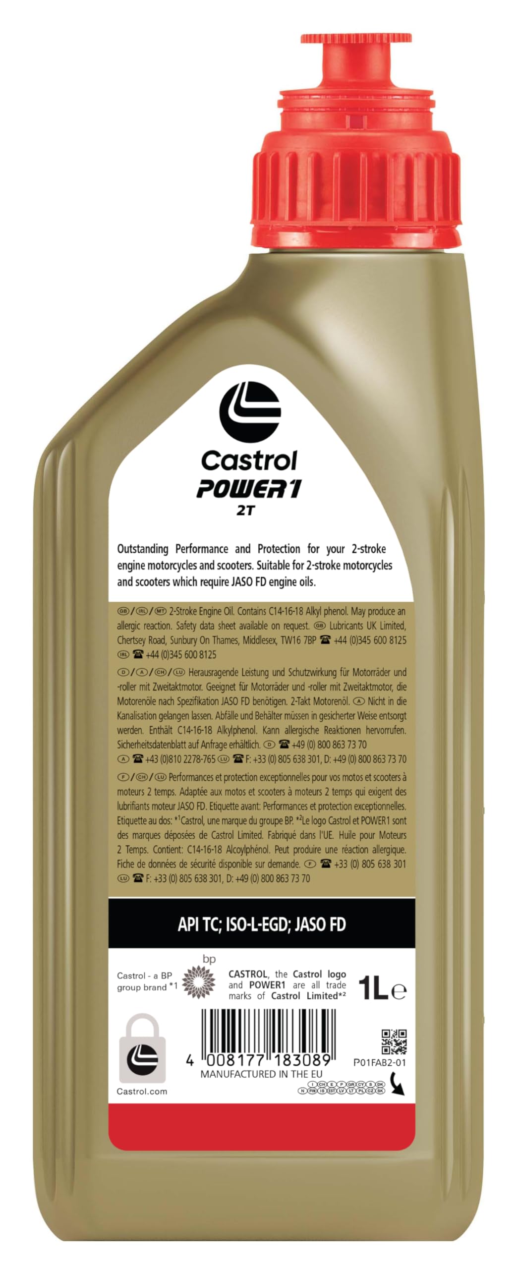 OLIO CASTROL POWER 1 2T 1L