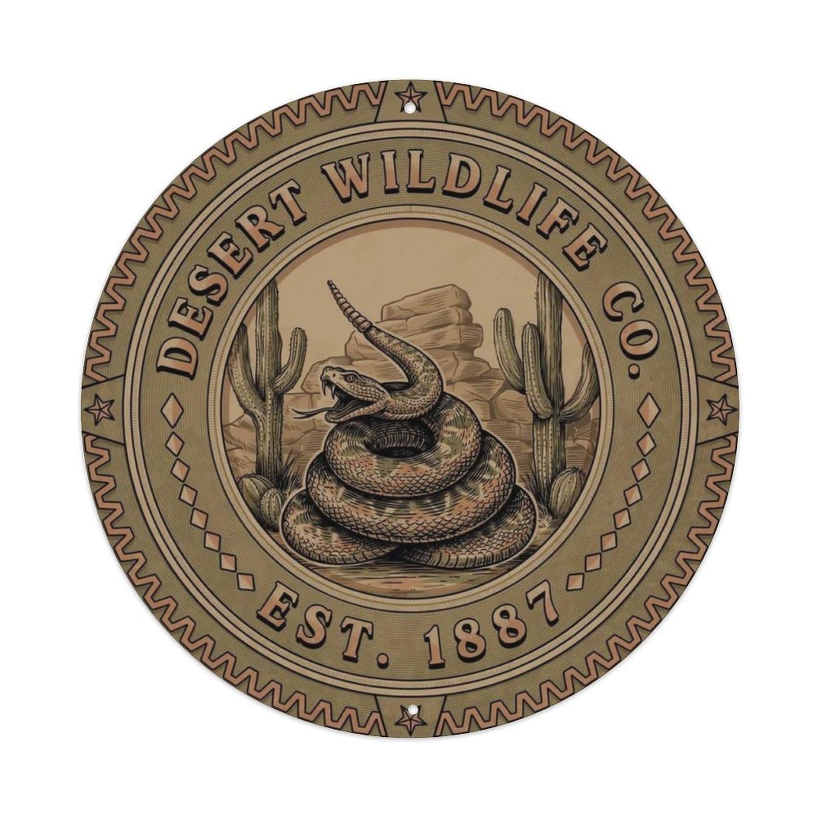 Vintage Wild Horse Metal Tin Sign Plaque