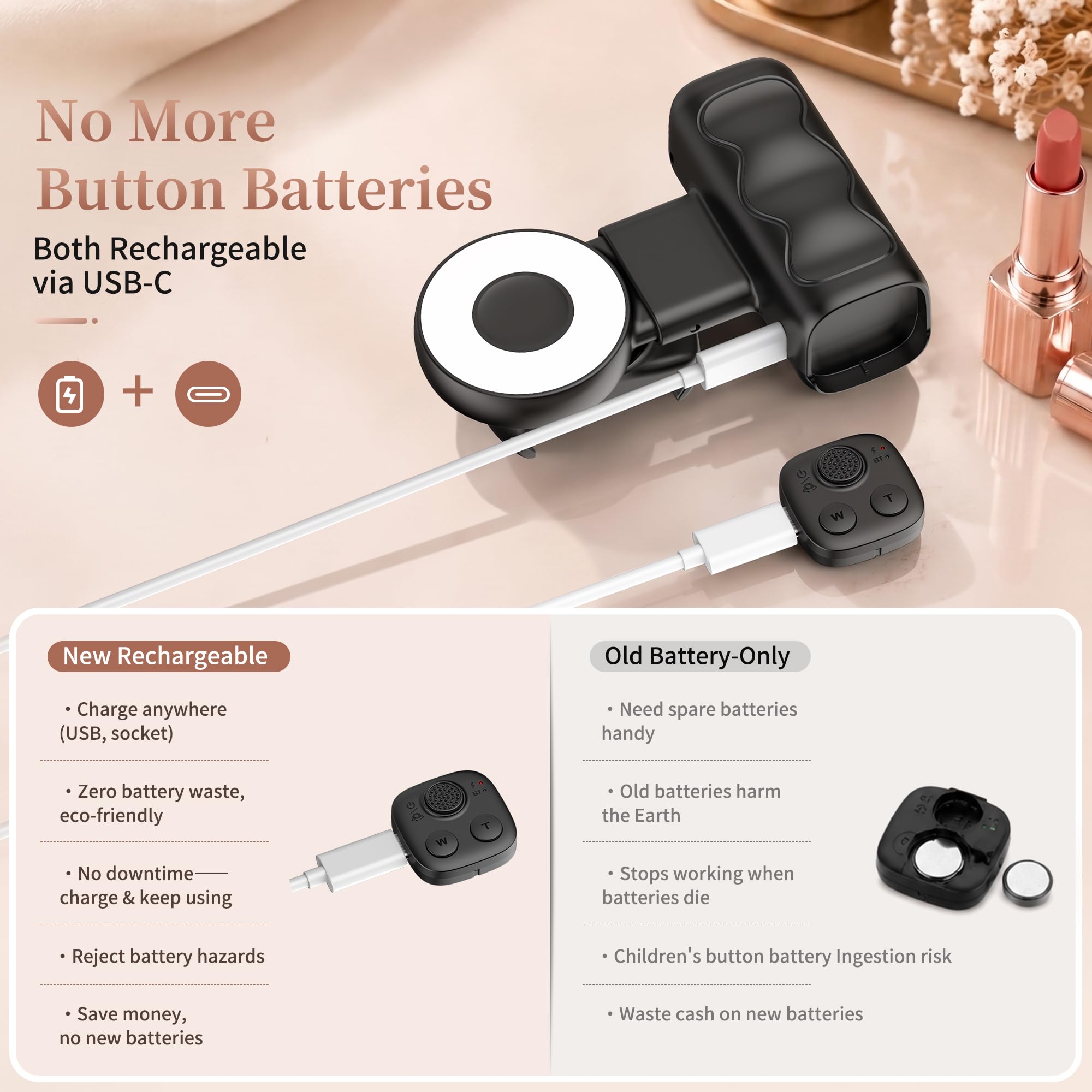Foluu Agarre de cámara de mano para smartphone con luz de relleno LED, soporte de clip giratorio de 90°, obturador remoto BT, soporte listo para trípode para selfies, vlogging