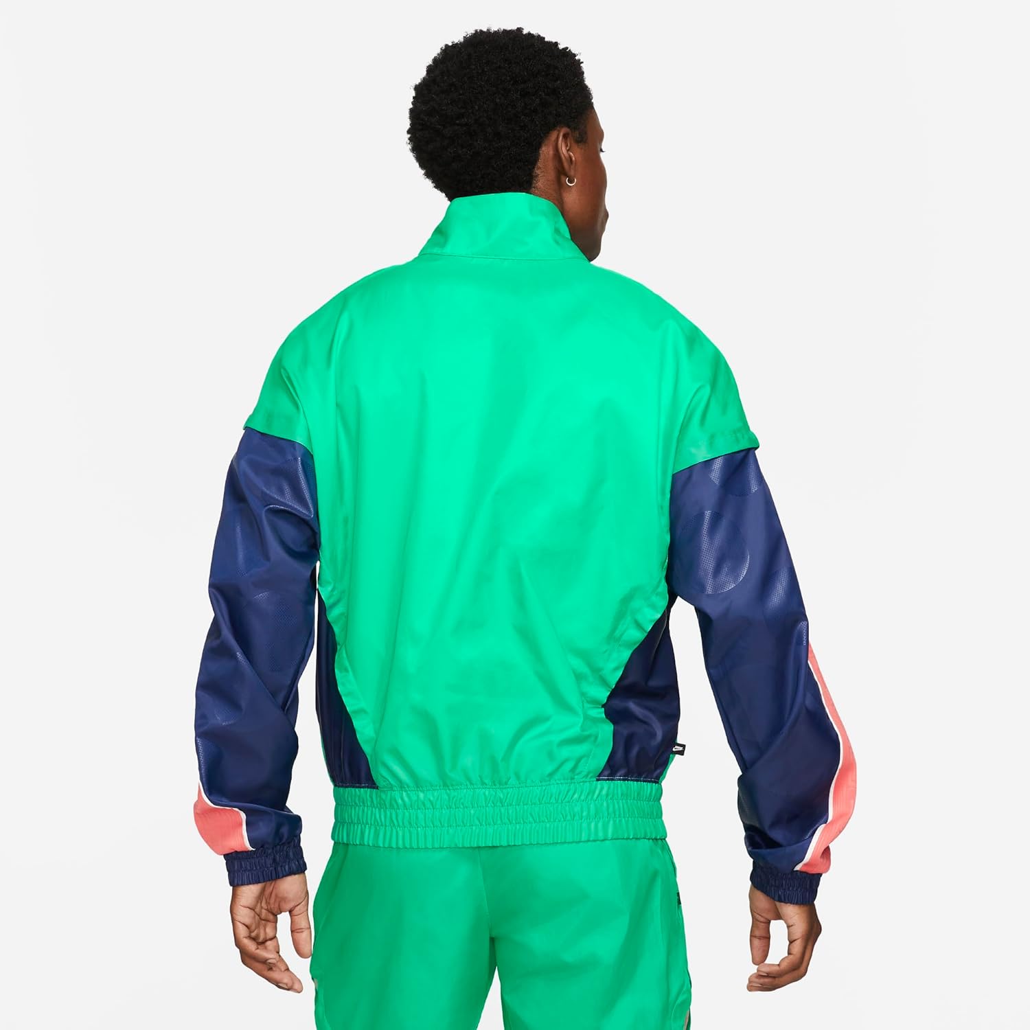 Nike Giannis Men's Lightweight Tracksuit Jacket (as1, alpha, l, regular, regular, Roma Green/Blue Void/Magic Ember/Blue Void)