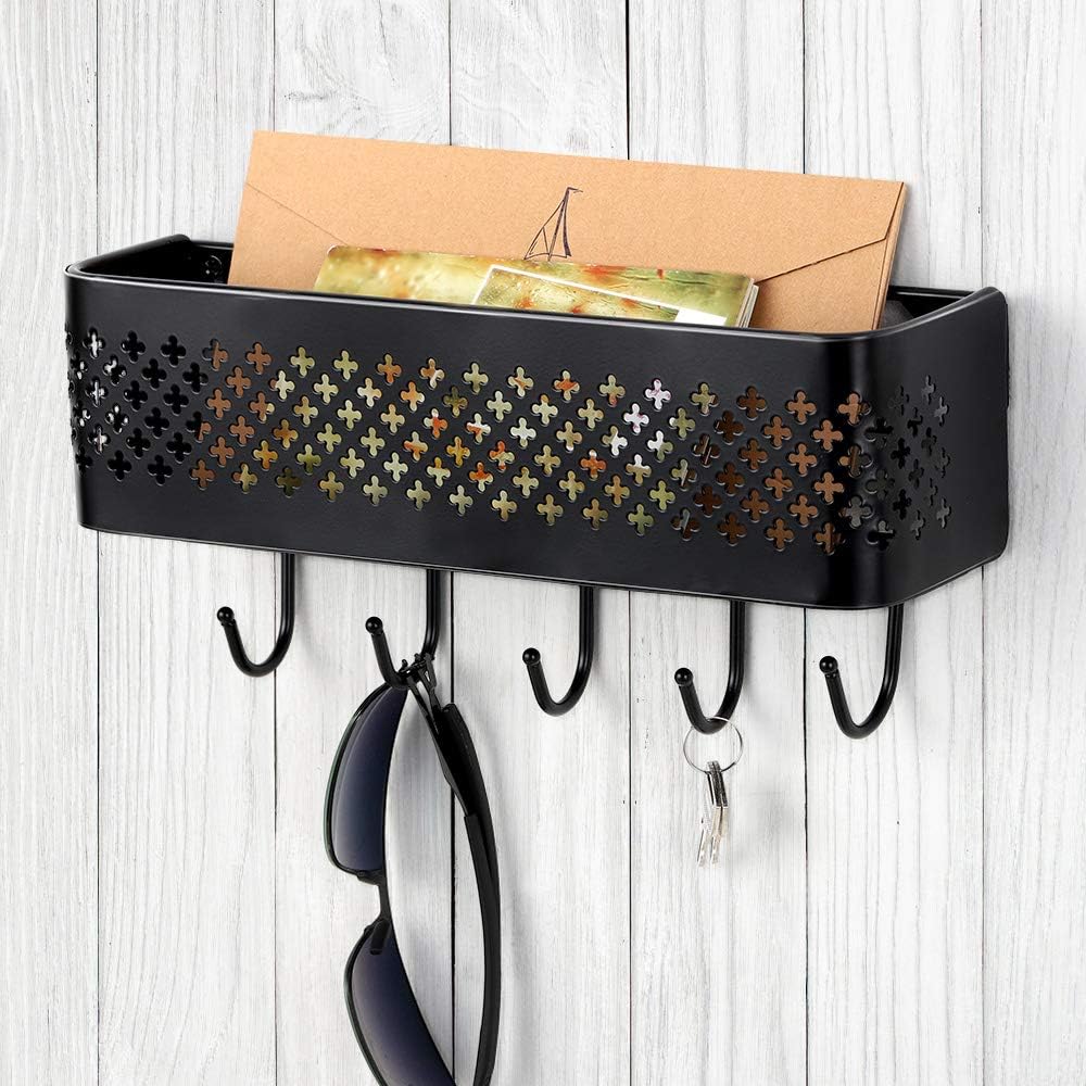 ETELI Wall Mount Mail Letter and Key Rack Holder Organizer