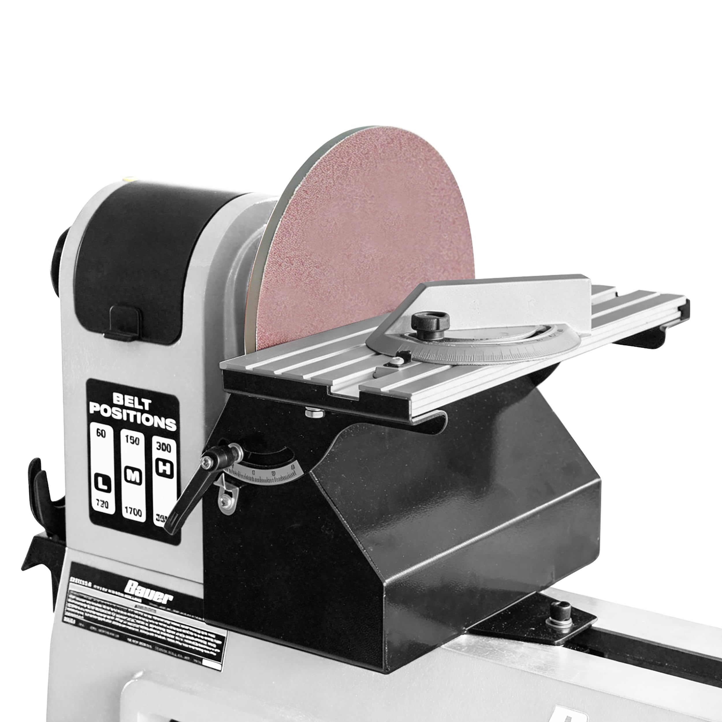 Lathe Mounted Disc Sander for 14 inch and 16 inch Woodtuning Lathe with Thread 1"X8TPI, Sanding Accessory, 9 inch Disc Sander.