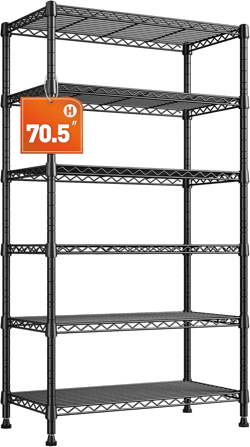 REIBII Storage Shelves 70.5