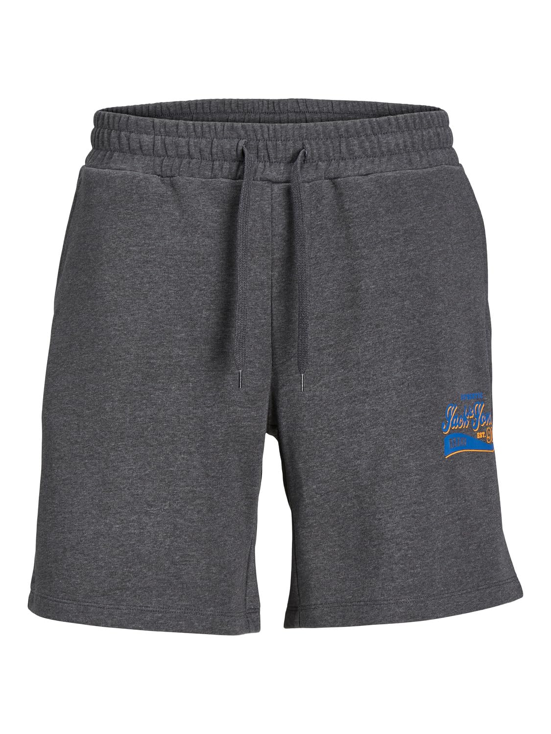 JACK & JONES Men's Sweat Shorts, Dark Grey Melange/Detail: Melange, XS