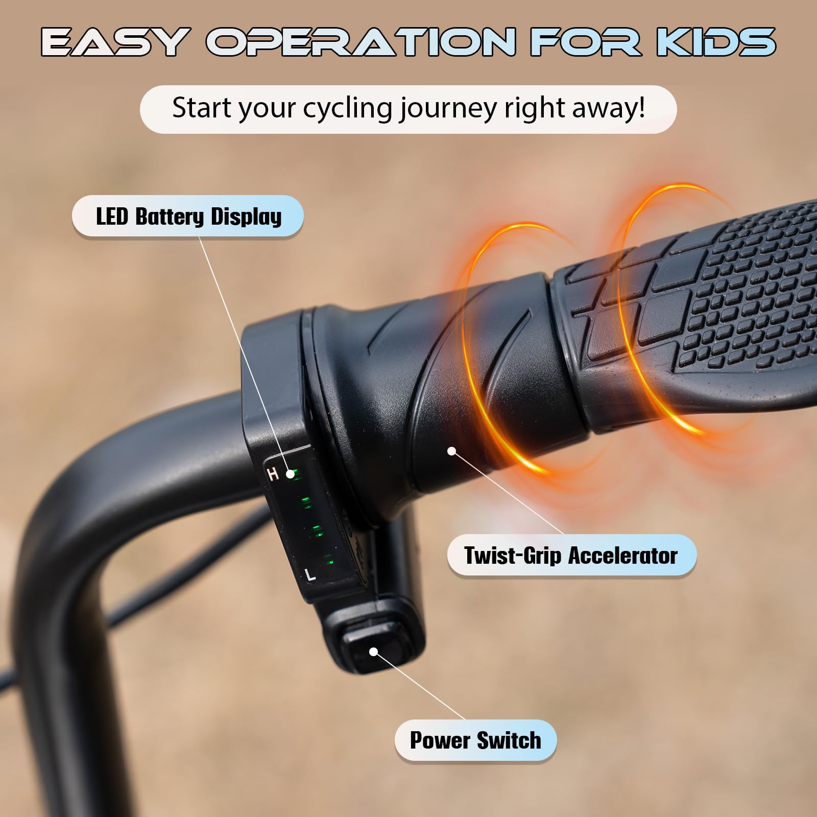 EVERCROSS EV07M Moto Elettrica per Bambini con Pneumatici da 11”, Velocità di 20 KM/H e Autonomia di 15 KM, Adatta per Bambini dai 3 ai 10 Anni - Il Regalo Perfetto per Bambini & Bambine