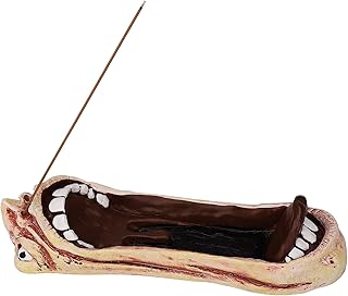 Halloween Incense Holder for Sticks – GUGUGO Screaming Head Incense Burner, Cool Incent Holder Stand, Odd Gifts for Christ...