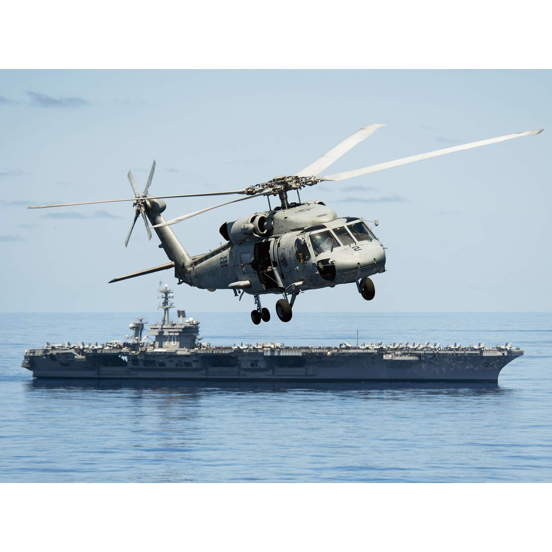 Artery8 Military USA SH-60F Sea Hawk Helicopter Large Wall Art Poster Print Thick Paper 18X24 Inch