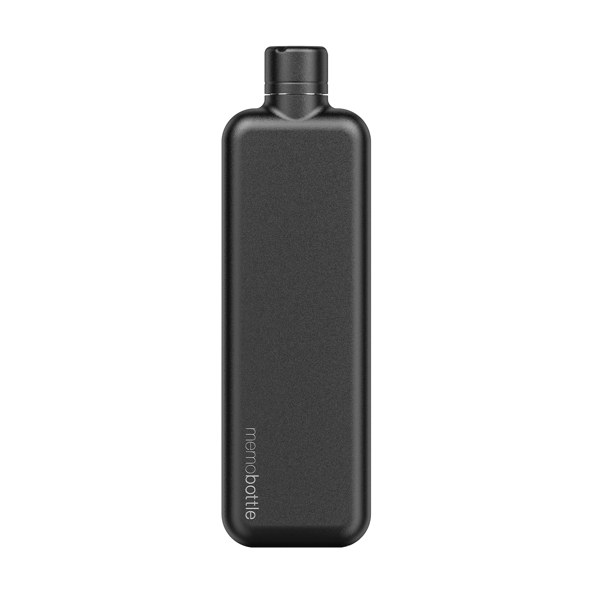 Amazon.com: memobottle SLIM Stainless Steel BLACK : Sports & Outdoors
