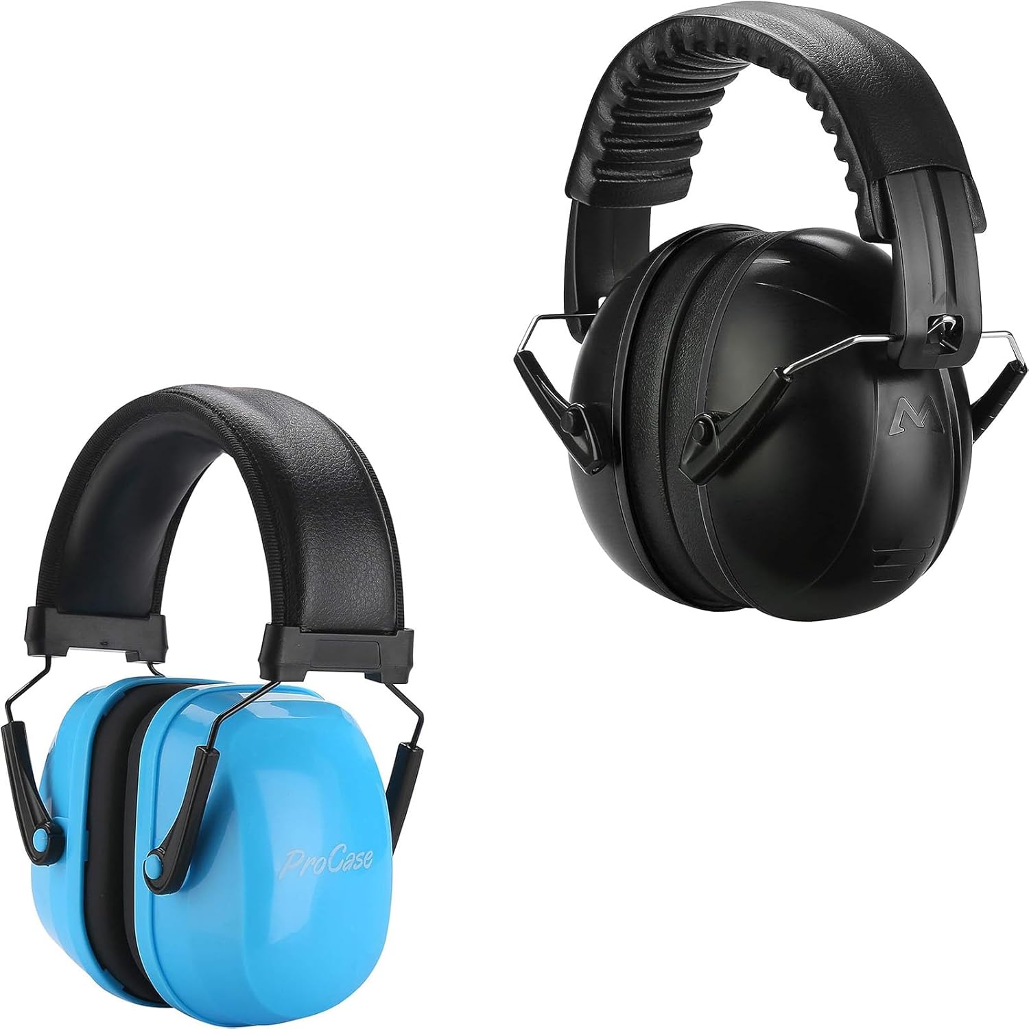 ProCase Ear Protection Bundle with Noise Reduction Earmuffs for Adults Kids