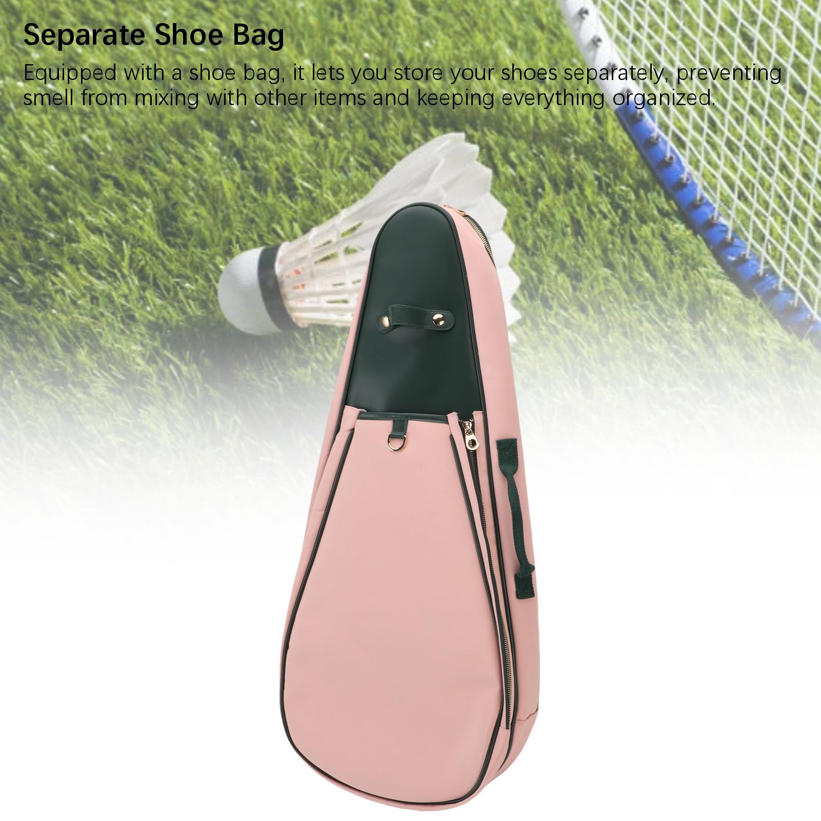 Alomejor Lekka Torebka Tenisowa w Tenisa Wstrzykliwie i Bádminton Leather/Microfibra Poliester Bádminton