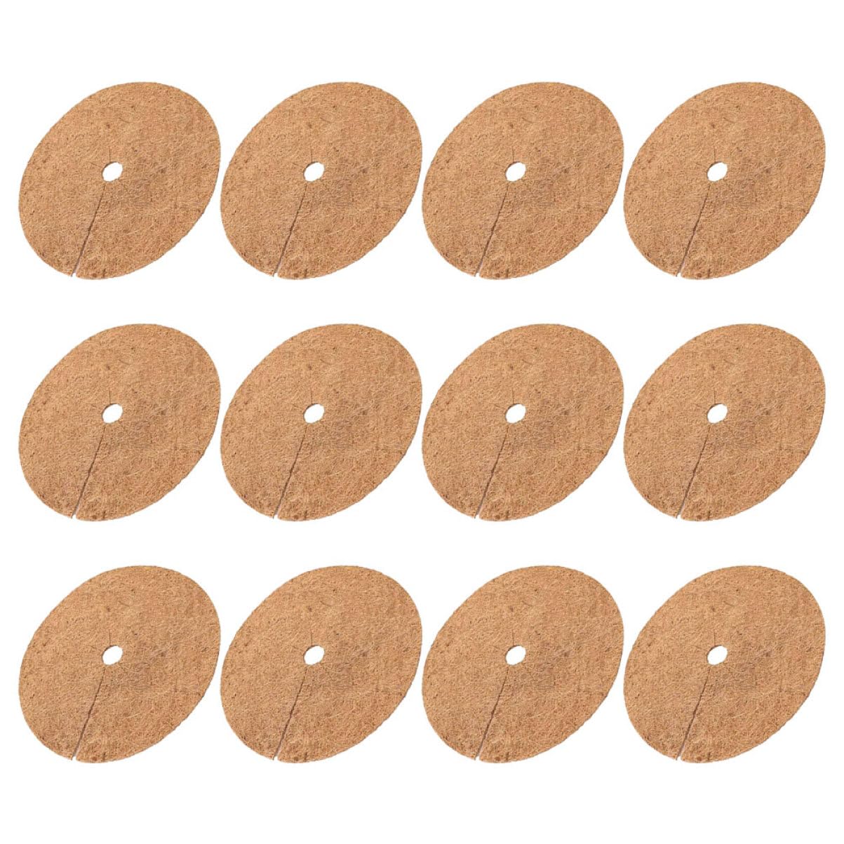 Anneau de paillis Gatuida premium en fibres de coco pour jardinières