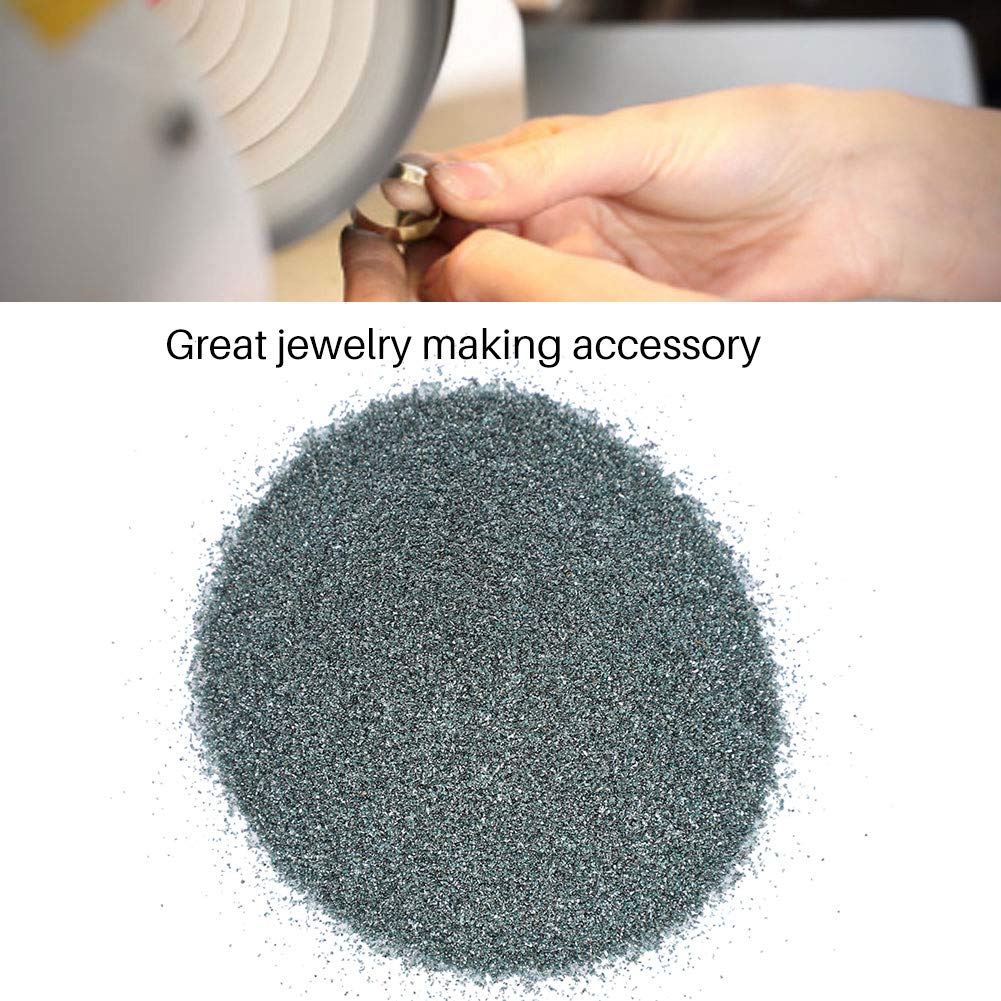 Yctze Sable émeri de Haut Qualité 80 Maille pour Polissage Précis des Bijoux Poudre de Polissage Professionnelle pour Artisans et Fabricants de Bijoux Paquet de 500 G