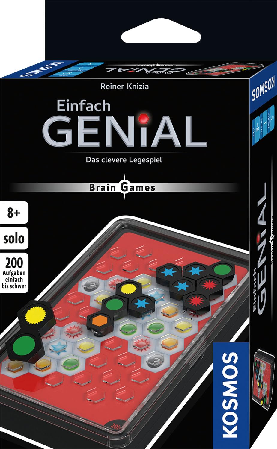 KOSMOS 684341 Einfach Genial Brain Games – Solo-Knobelspiel